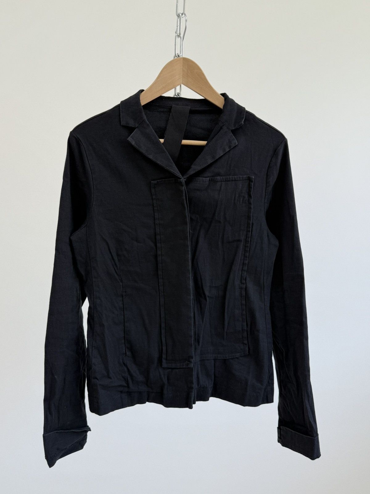 Rundholz Rundholz Black Linen Cotton Jacket Size S Size S / US 4 / IT 40 - 1 Thumbnail