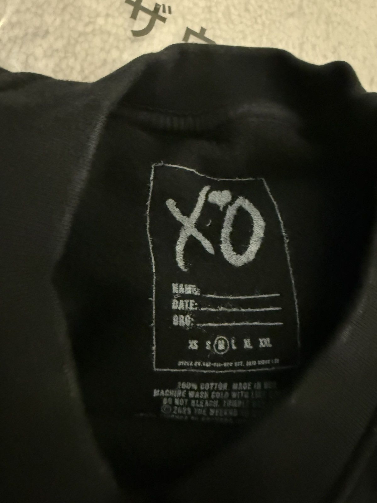 The Weeknd The Weeknd XO Kiss Land 10 Year Crewneck Black Medium Size US M / EU 48-50 / 2 - 4 Thumbnail