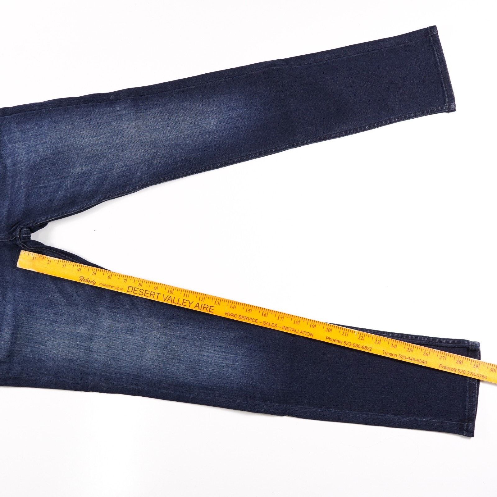 Calvin Klein Calvin Klein Denim Slim Skinny Jeans Straight Leg Pant 29x30 Size US 29 - 3 Thumbnail