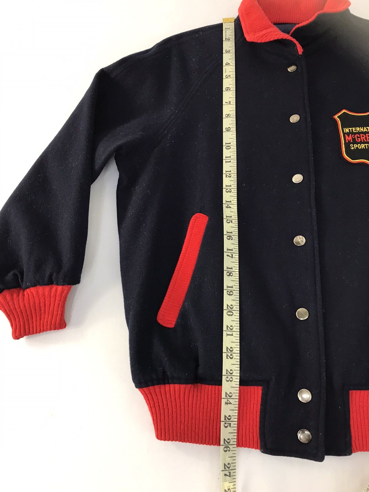 McGregor × Vintage Vintage McGregor Sportwear Unisex Varsity Jacket Snap Button Size US M / EU 48-50 / 2 - 14 Thumbnail