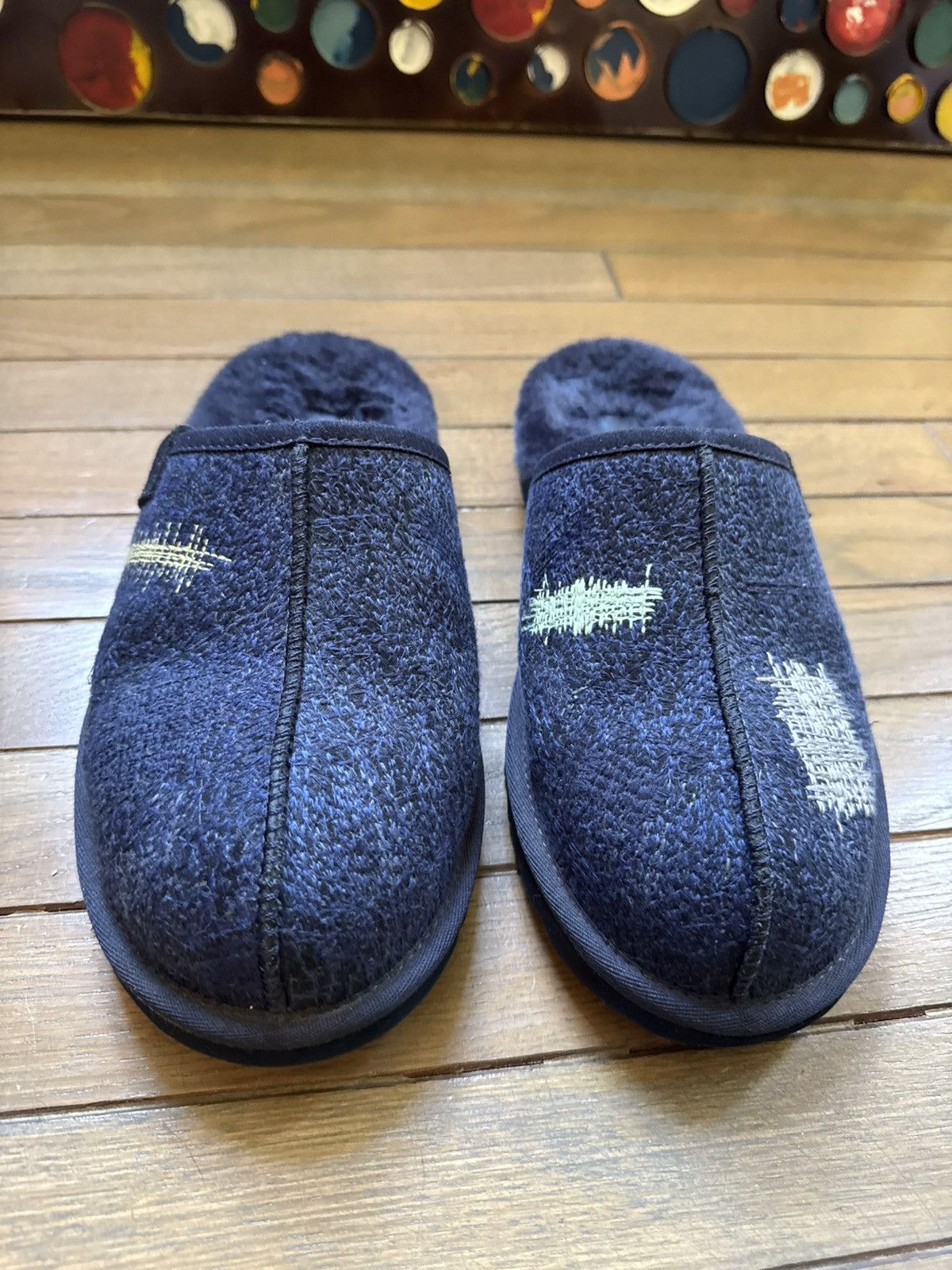 The Elder Statesman X Ugg Slippers in Blue, Men's (Size 11)