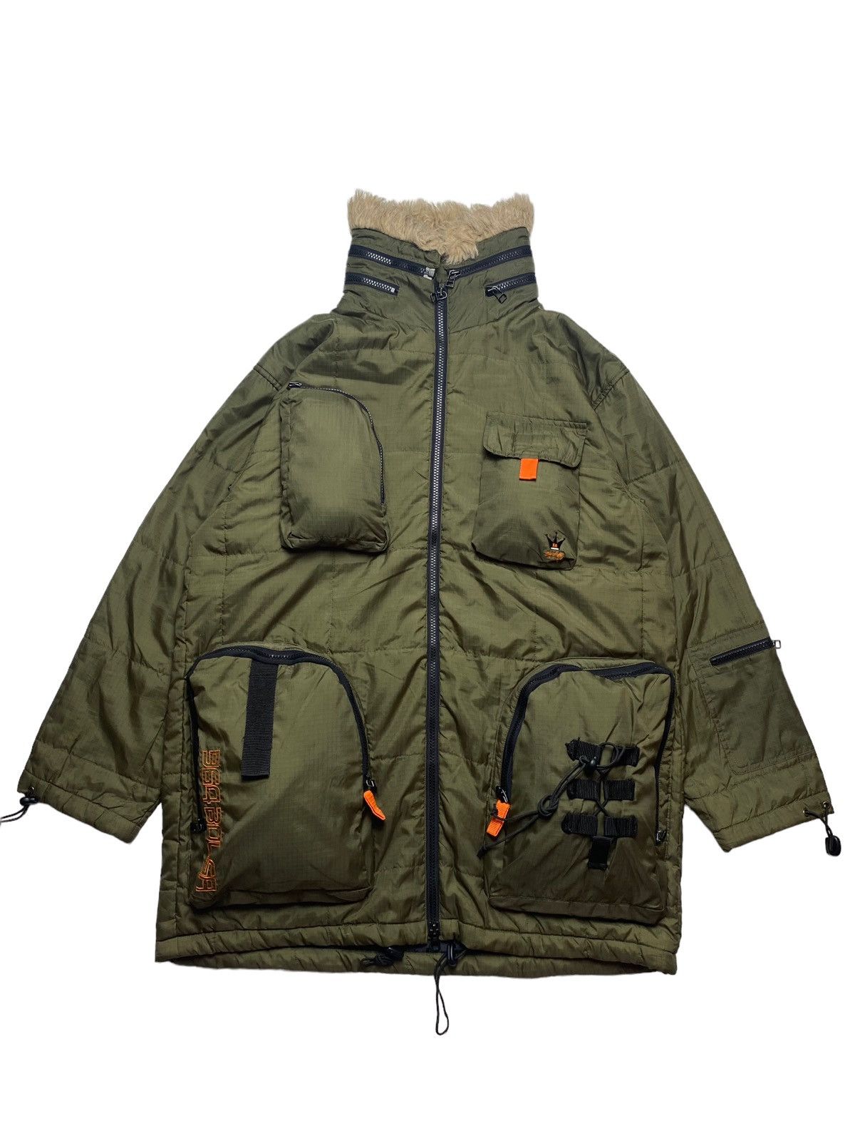2000s Blue Cross - 3D Pocket Cargo Jacket