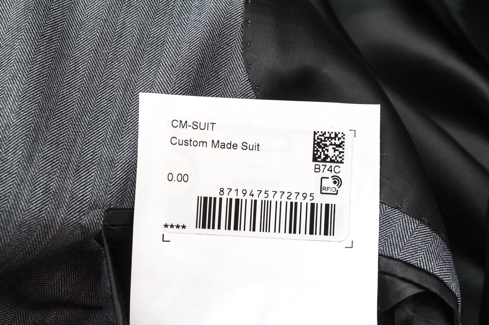 Suitsupply LA SPALLA UK48L Grey Wool Lined Blazer 73662 Size 48L - 8 Thumbnail