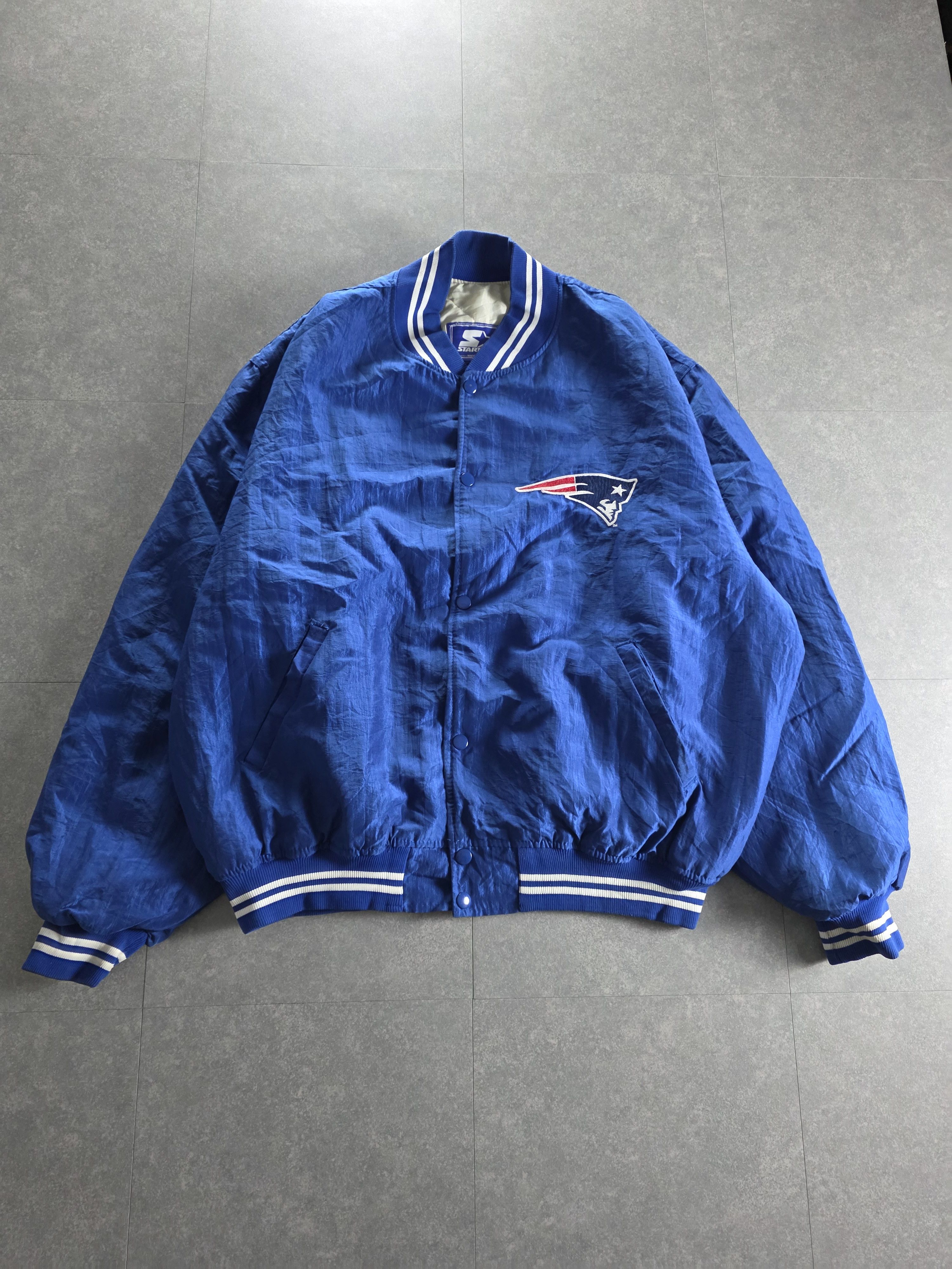 Starter Starter Vintage New England Patriots Jacket 90s USA Size US XL / EU 56 / 4 - 1 Thumbnail