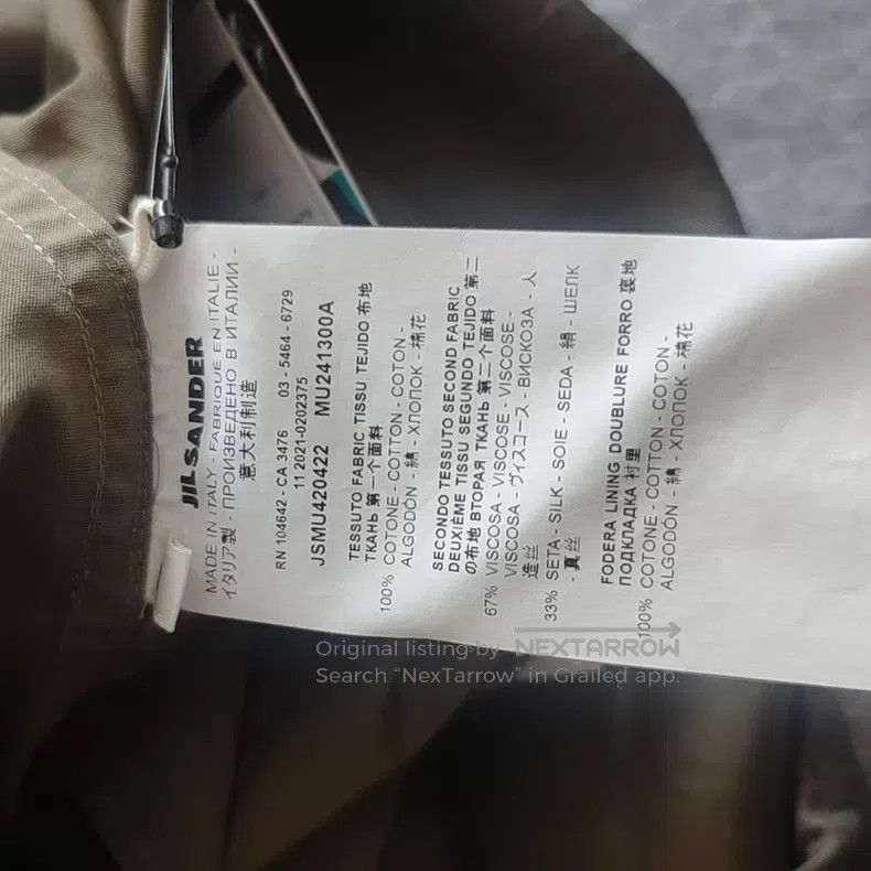 Jil Sander Jil Sander size 50 Blended casual coat Size XL / US 12-14 / IT 48-50 - 3 Thumbnail