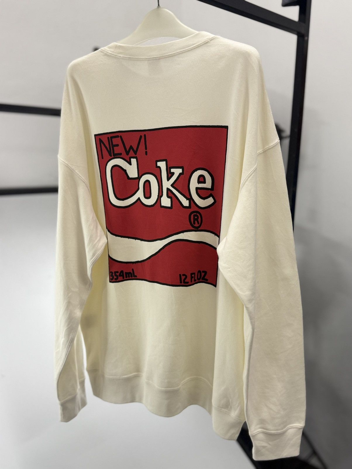 Keith Haring 🔥 Keith Haring Pop Art Coca Cola Art Graphic Sweatshirt Size US L / EU 52-54 / 3 - 1 Thumbnail