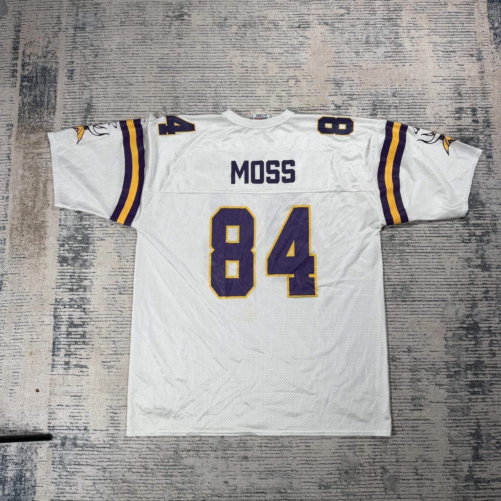 Logo Athletic 90s Vintage Randy Moss Minnesota Vikings Jersey Size US XL / EU 56 / 4 - 5 Thumbnail