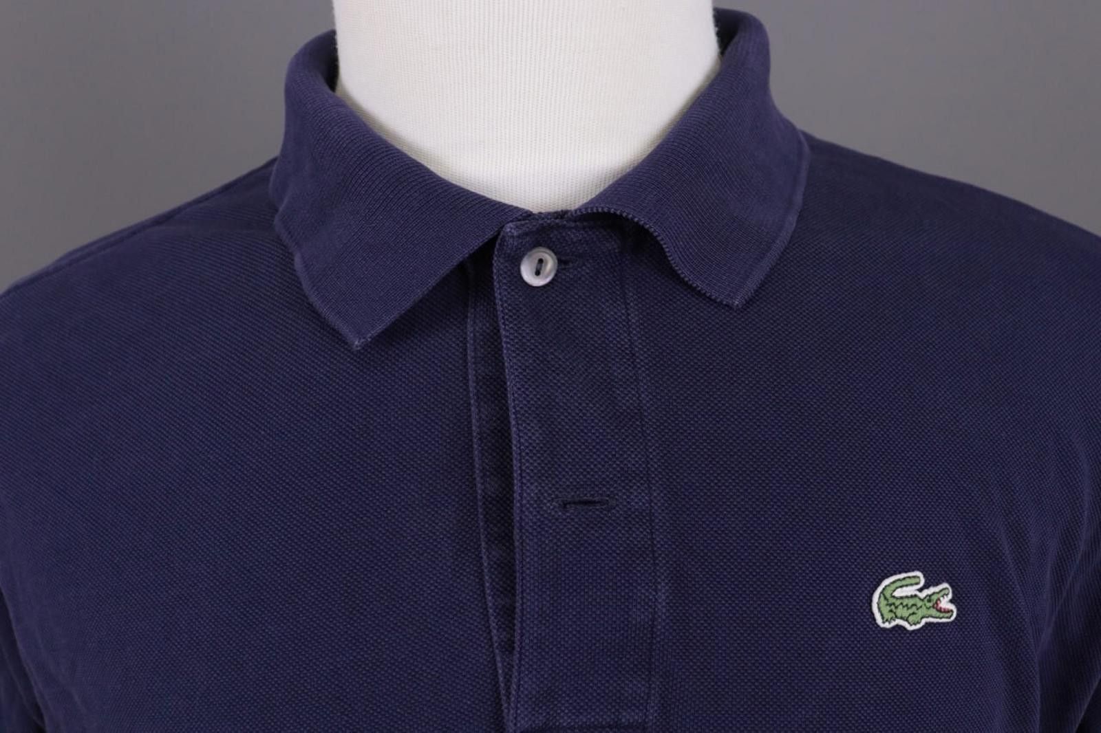 Lacoste Lacoste Blue Summer Short Sleeve Polo Shirt Size 6 / XL Size US M / EU 48-50 / 2 - 2 Thumbnail