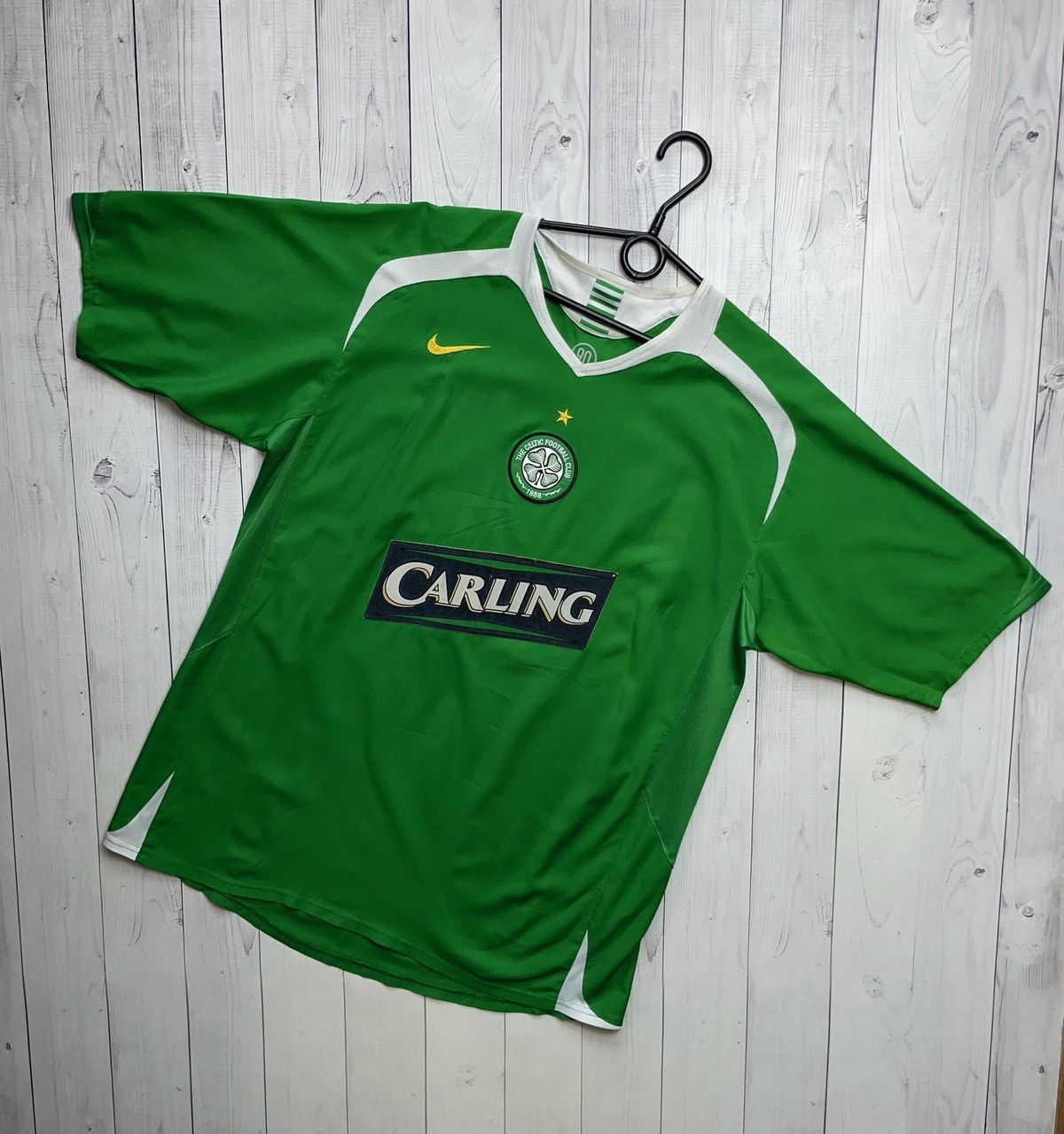 Nike × Vintage Vintage Nike Celtic soccer jersey size L green Size US L / EU 52-54 / 3 - 1 Thumbnail