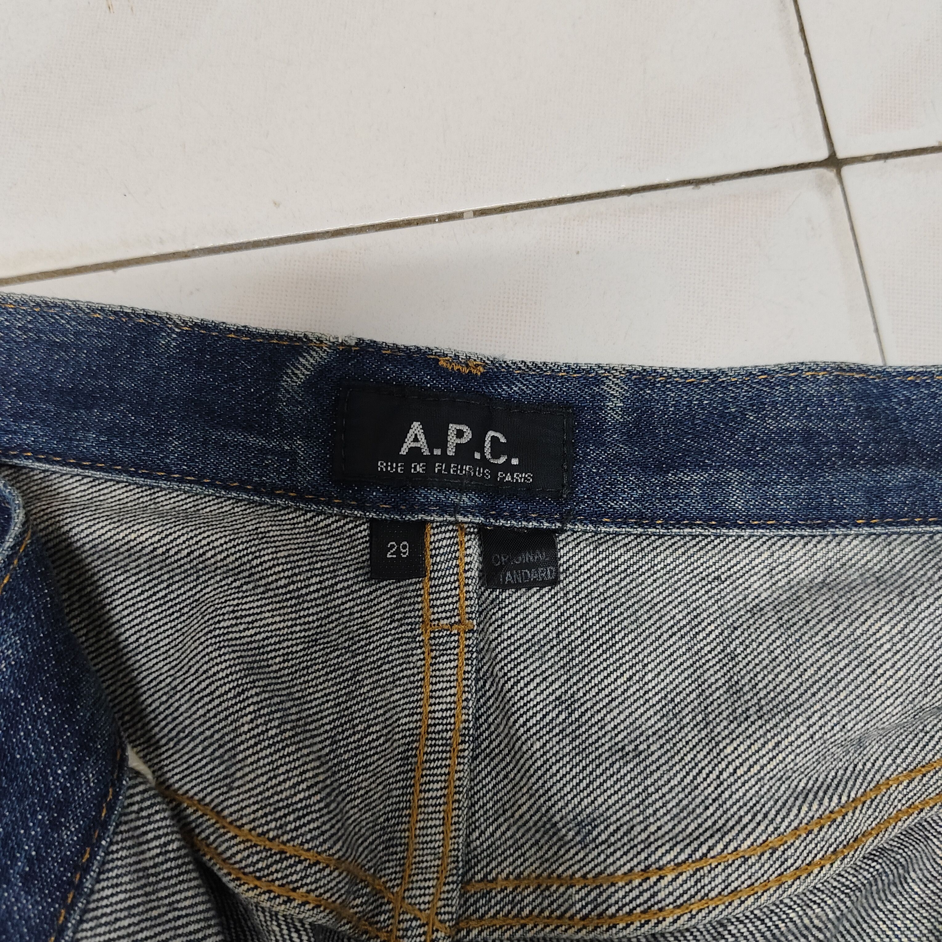 A.P.C. APC Distressed Selvedge Jeans Size US 29 - 6 Thumbnail