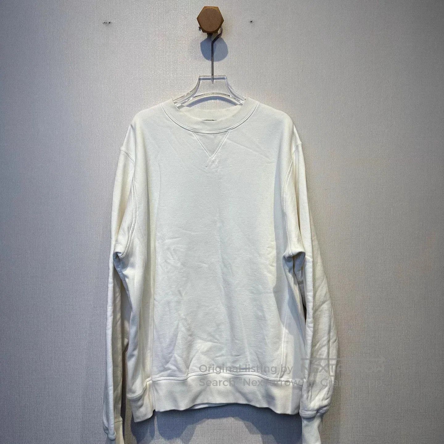 Dior White Long-Sleeve Sweatshirt. Size US M / EU 48-50 / 2 - 1 Thumbnail