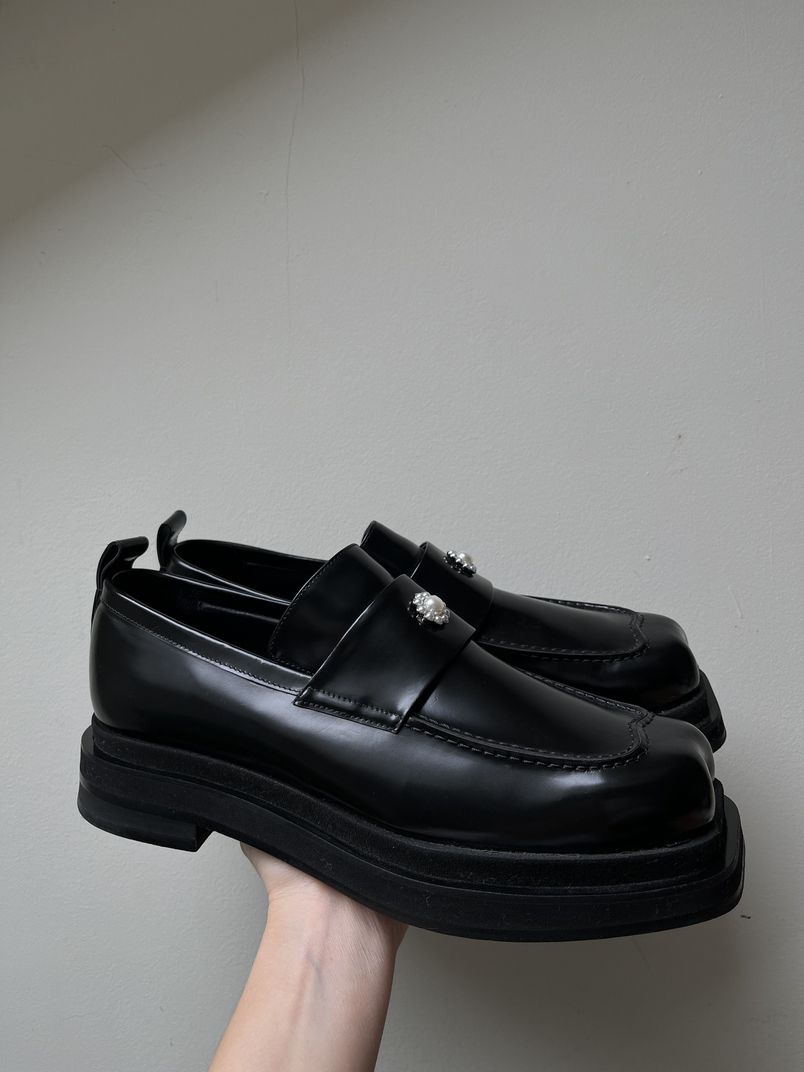 Simone Rocha Simone Rocha Heart Toe Platform Loafers Size US 12 / EU 45 - 2 Thumbnail