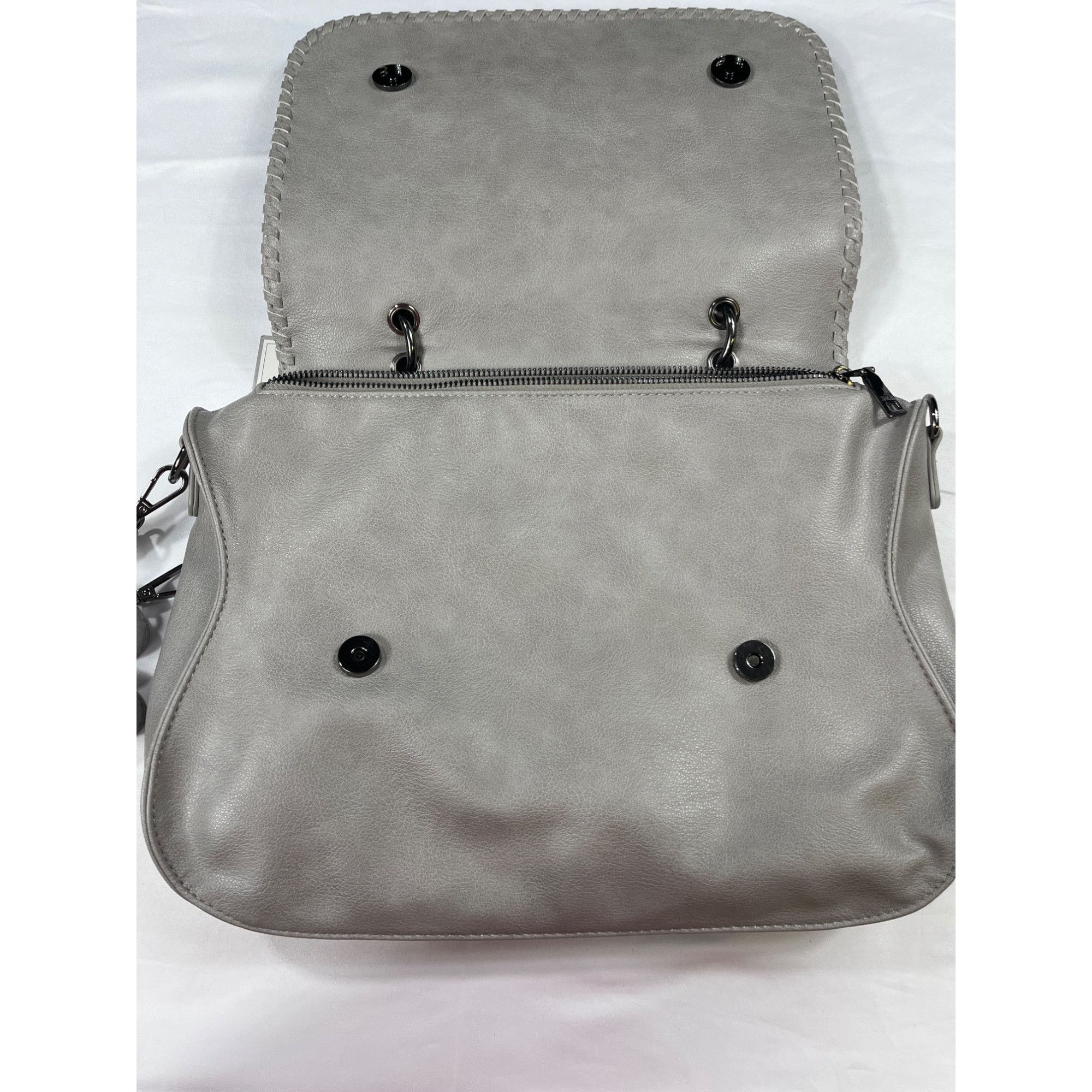 Designer Jen & Co. womens Gray Handbag NWT SKU 7199 Size ONE SIZE - 3 Thumbnail