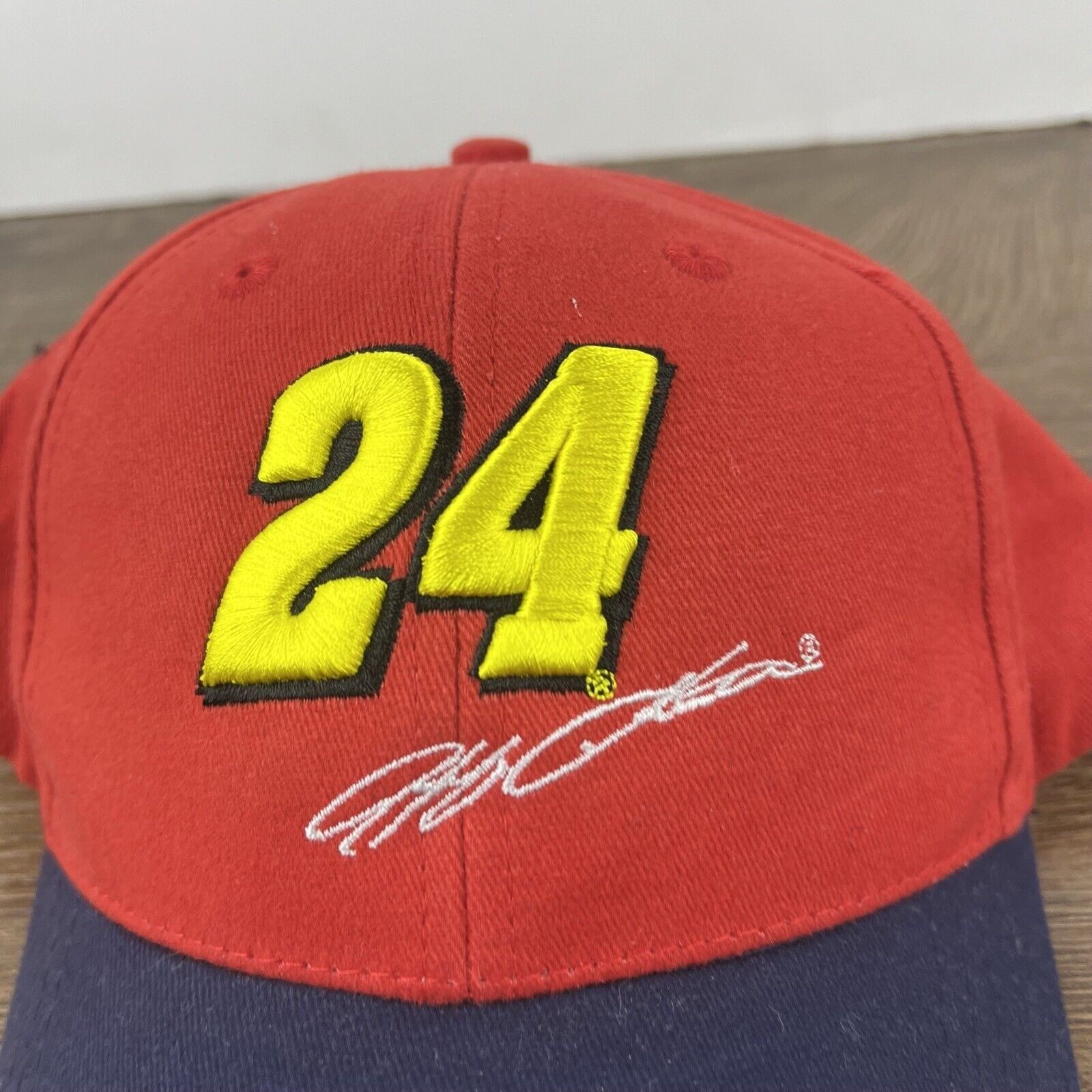Other Jeff Gordon 24 Hat NASCAR Racing Hat Red Hat Adjustable Red Size ONE SIZE - 7 Thumbnail