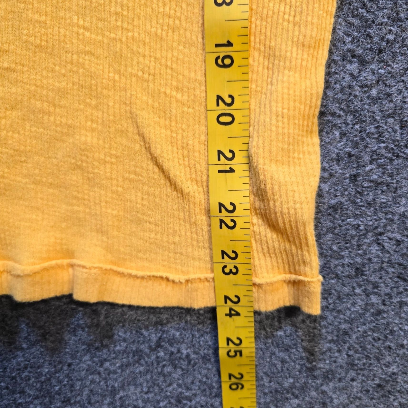 Free People Free People Tank Womens Size XS Yellow Ribbed Stretchy Layer Capsule Basic Top Size XS / US 0-2 / IT 36-38 - 6 Thumbnail