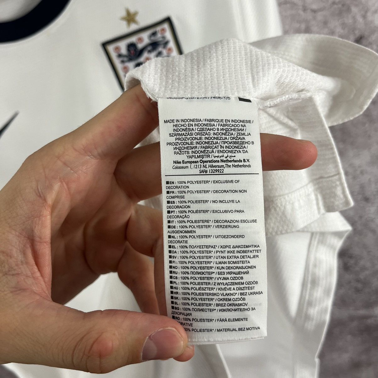 Nike Nike England National Team 2013/2014 Home Jersey Size S Size US S / EU 44-46 / 1 - 12 Thumbnail