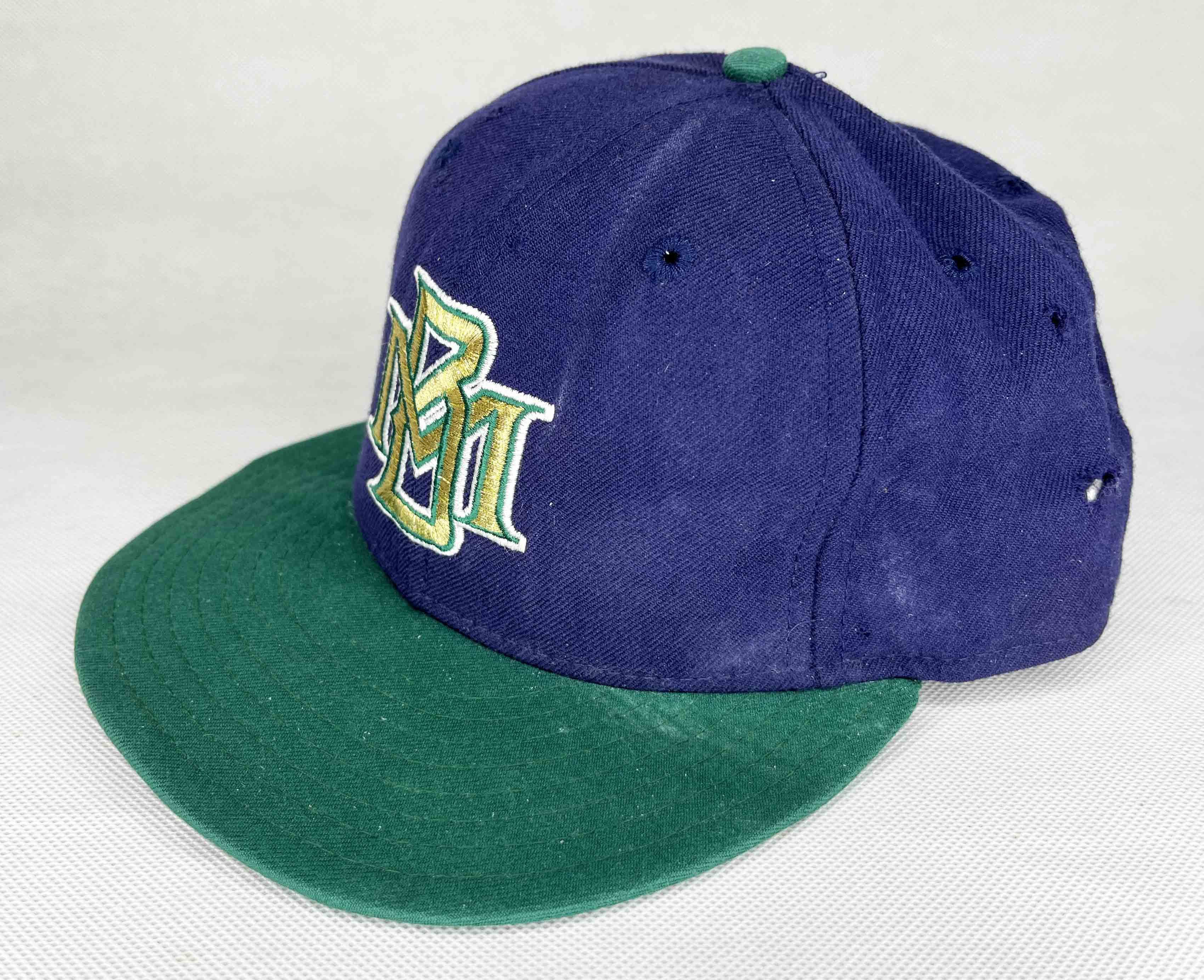 New Era Vintage New Era MLB Milwaukee Brewers Baseball Cap Hat Size ONE SIZE - 3 Thumbnail