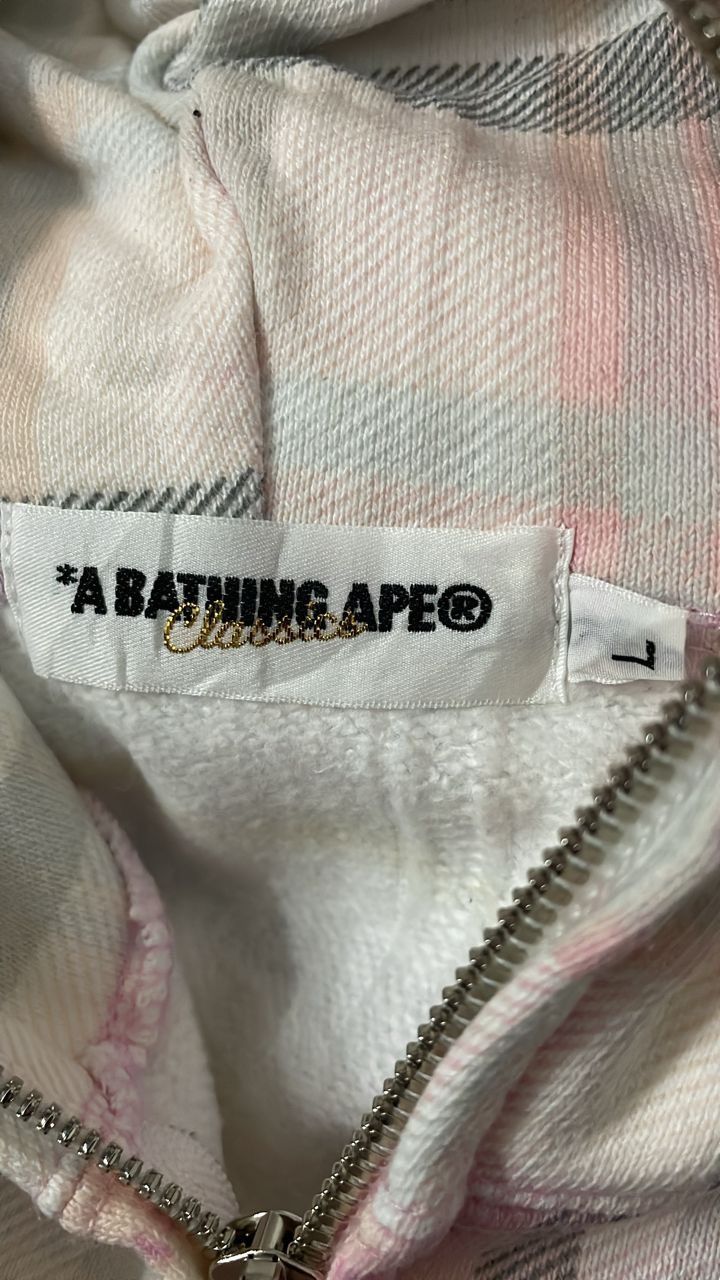 Bape 🇯🇵VINTAGE BAPE MONOGRAM FULL ZIP HOODIE VERY RARE Size US L / EU 52-54 / 3 - 13 Thumbnail