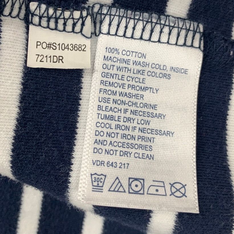 Nautica Nautica Womens Medium Sleeveless Striped V Neck Mini Dress Size M / US 6-8 / IT 42-44 - 4 Thumbnail