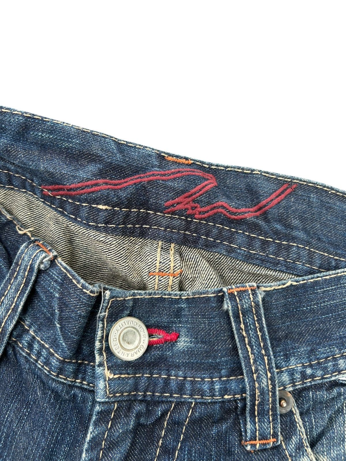 Kapital Flare Japanese Brand Three Stones Throw Denim Jeans Size US 32 / EU 48 - 3 Thumbnail