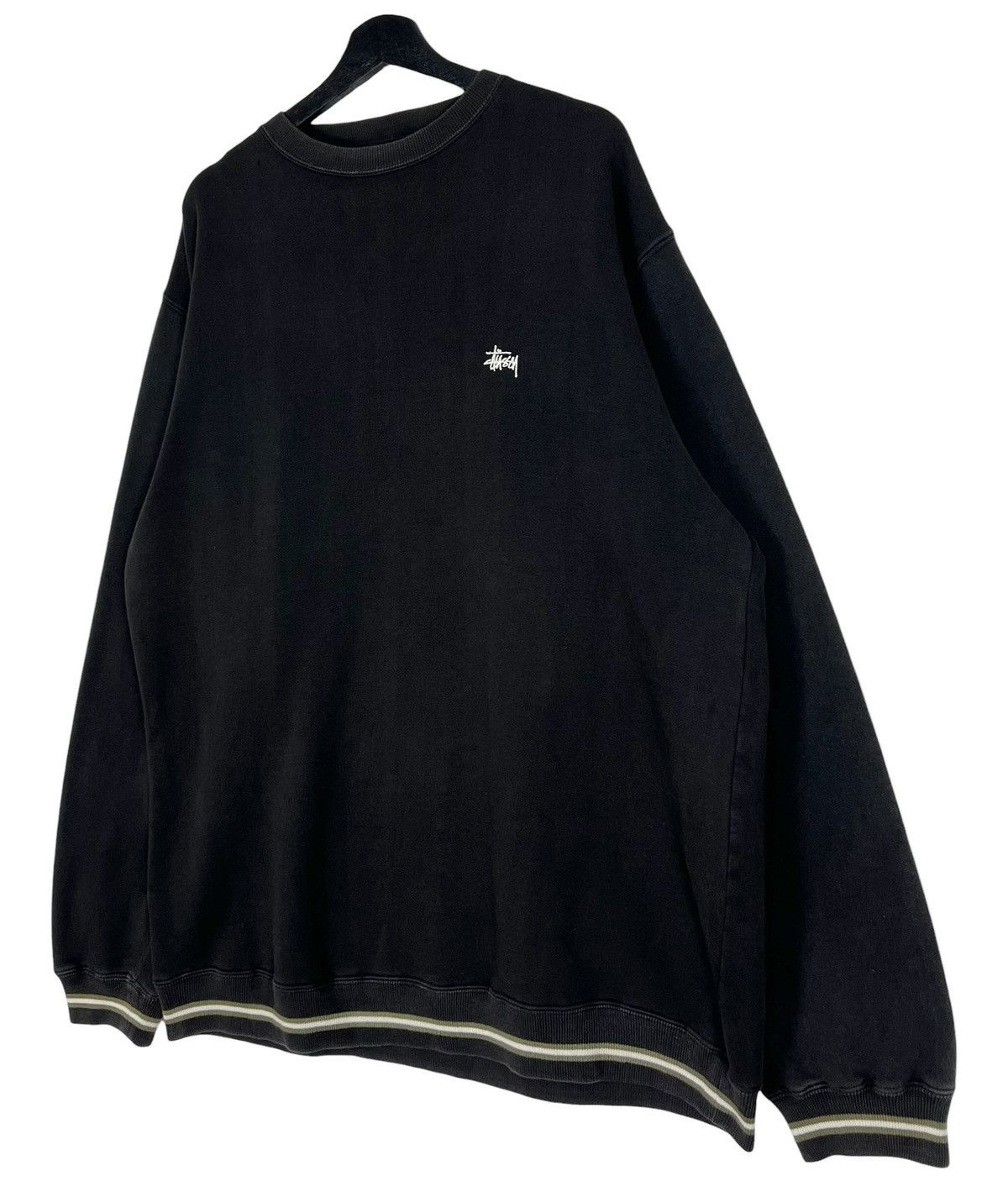 Stussy Vintage Distressed Stussy Embroidered Small Logo Sweatshirt Size US L / EU 52-54 / 3 - 3 Thumbnail