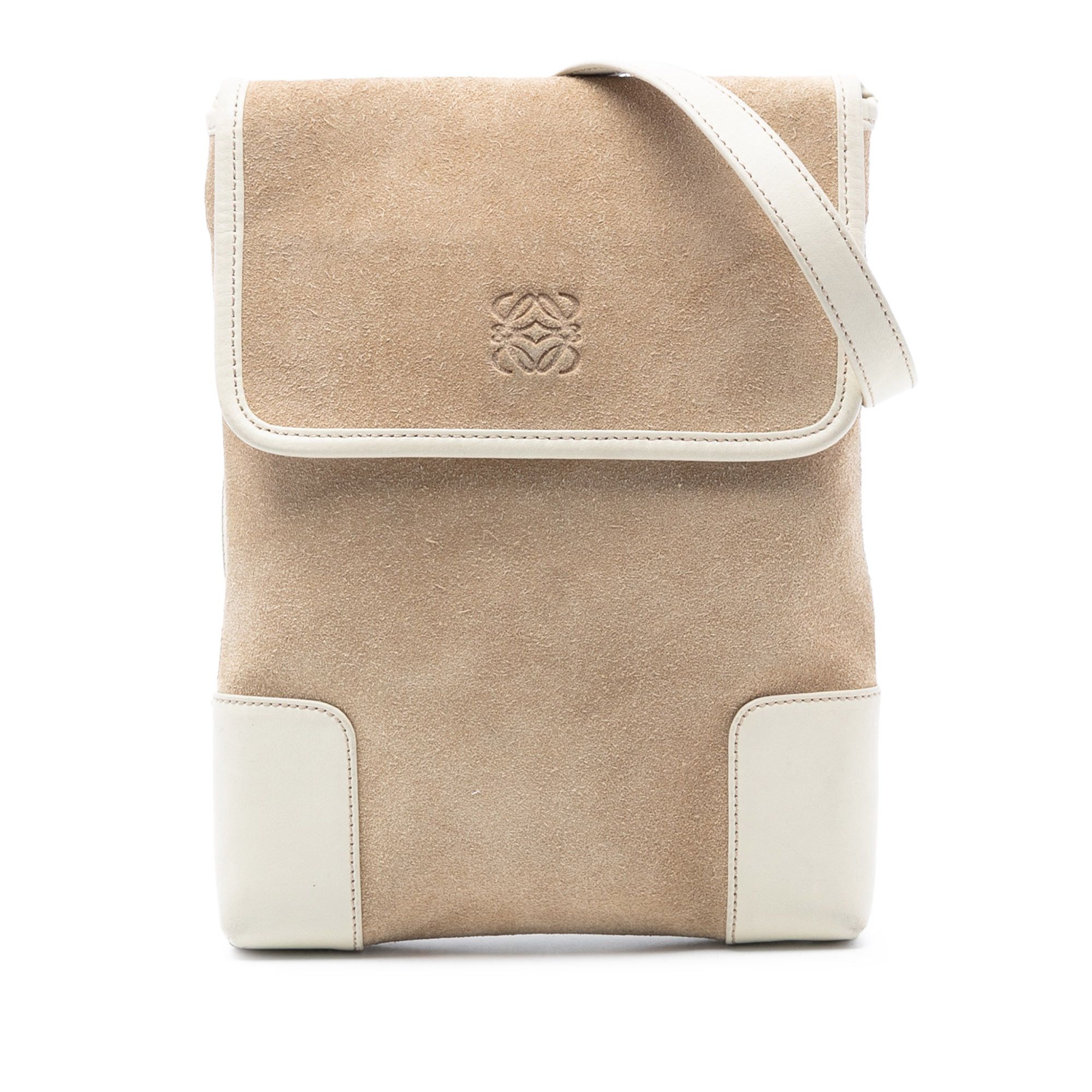 Loewe LOEWE Suede Anagram Crossbody Size ONE SIZE - 1 Thumbnail