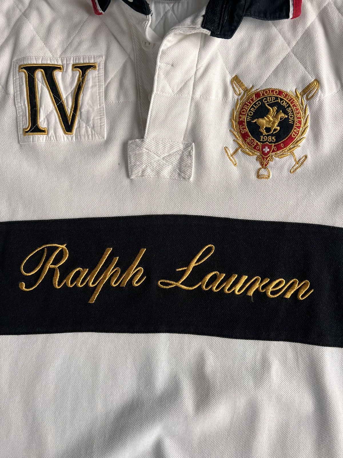 Polo Ralph Lauren × Ralph Lauren × Vintage Vintage Ralph Lauren Polo Shirt Chief Keef y2k Drill Usa Rap Size US M / EU 48-50 / 2 - 5 Thumbnail