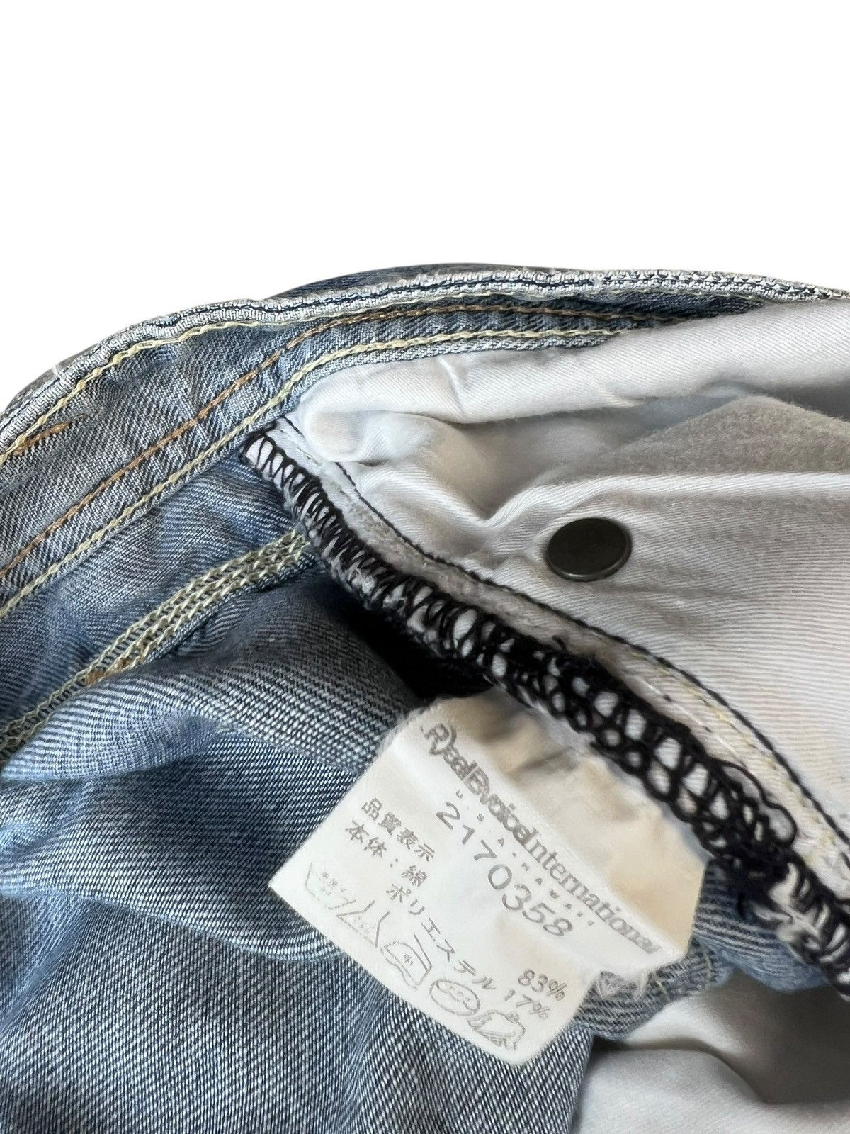 Vintage RealBVoice Japan Huge Dot Denim Short Pant Size US 34 / EU 50 - 15 Thumbnail