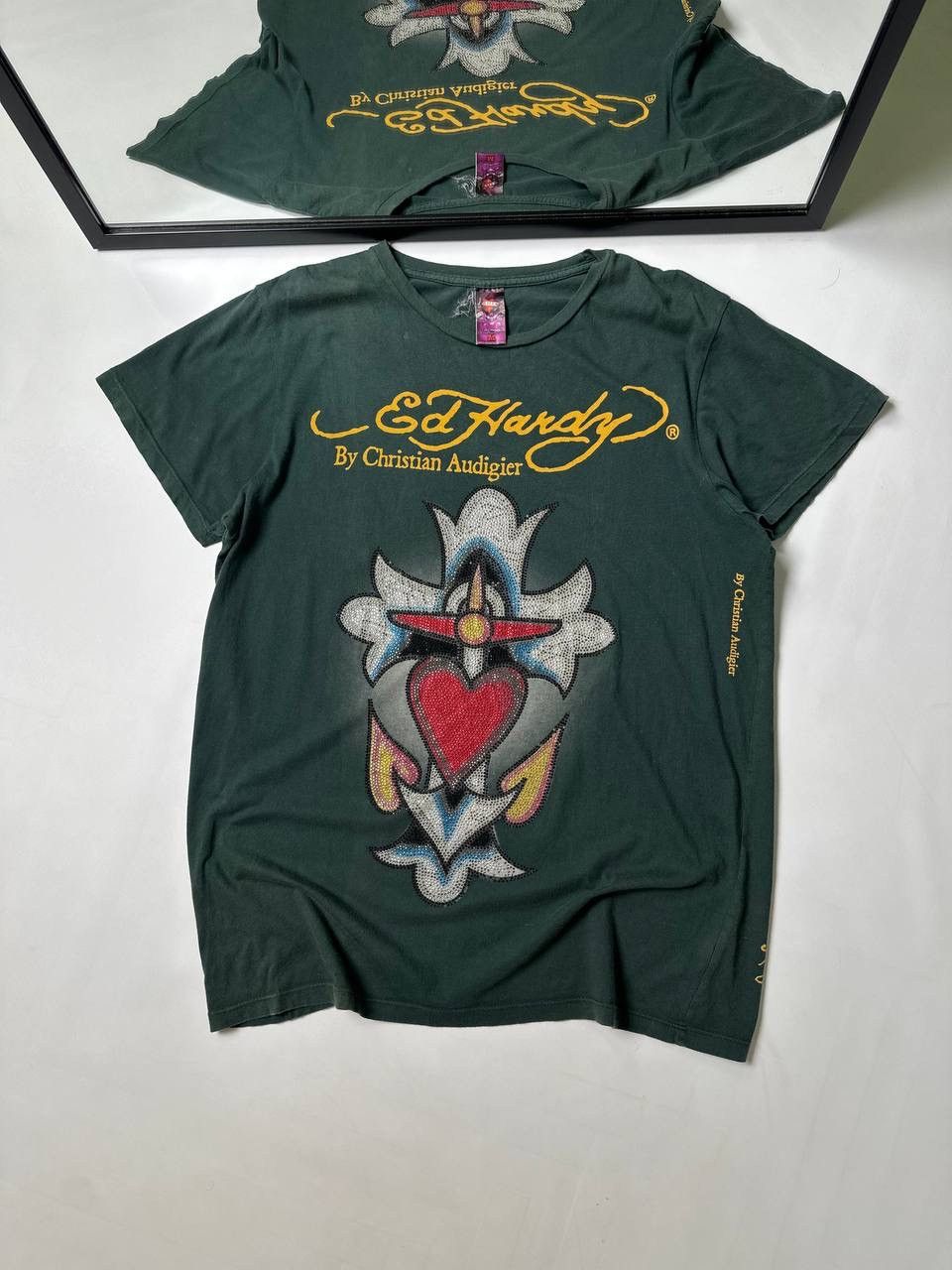 Ed Hardy Ed Hardy By Christian Audigier 00s T shirt Y2k Size US M / EU 48-50 / 2 - 1 Thumbnail