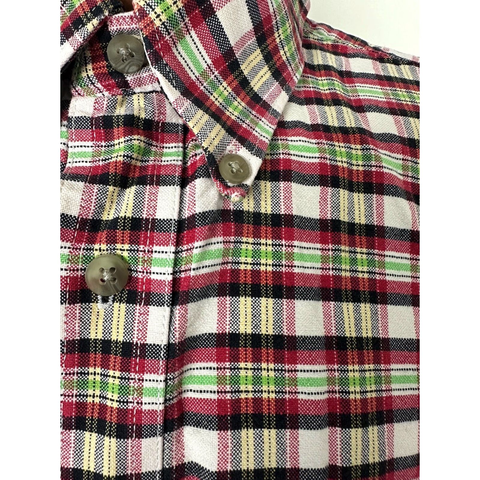 Wrangler VINTAGE Wrangler Twenty X Shirt Men XL Plaid Short Sleeve Button Up FLAW Size US XL / EU 56 / 4 - 5 Thumbnail