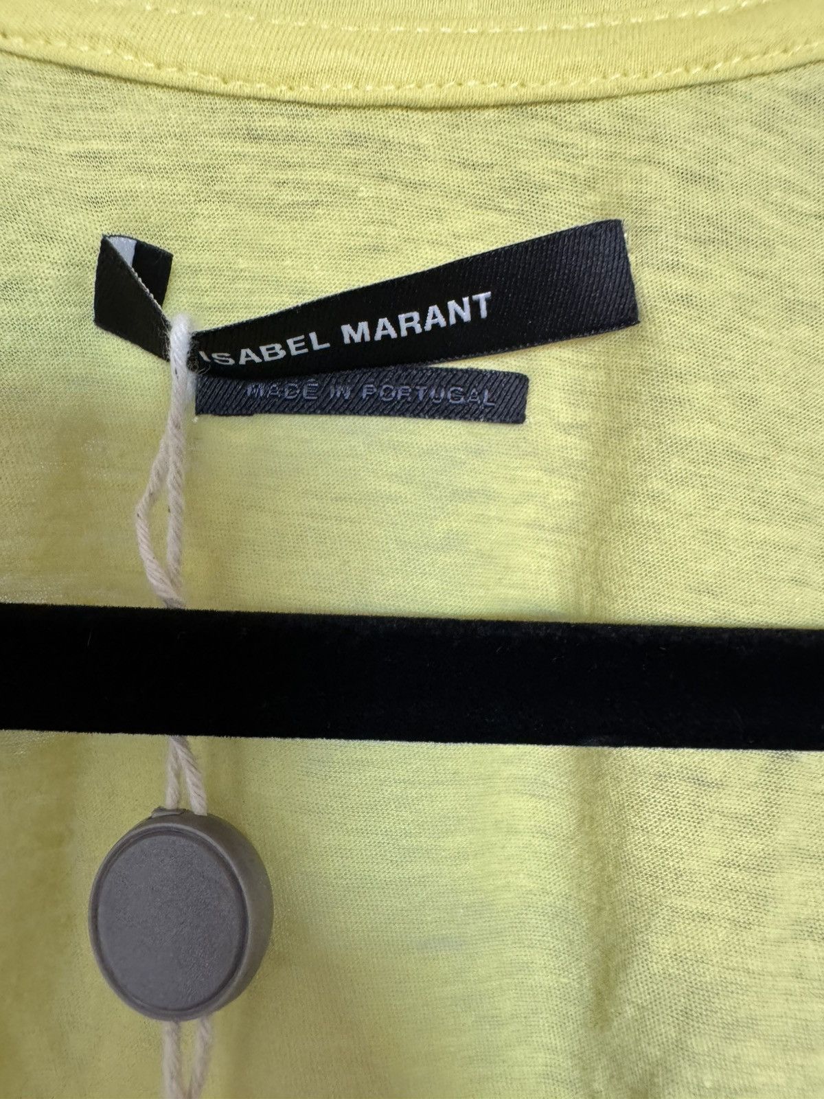 Isabel Marant Isabel Marant Yellow T-Shirt Size M Size M / US 6-8 / IT 42-44 - 3 Thumbnail
