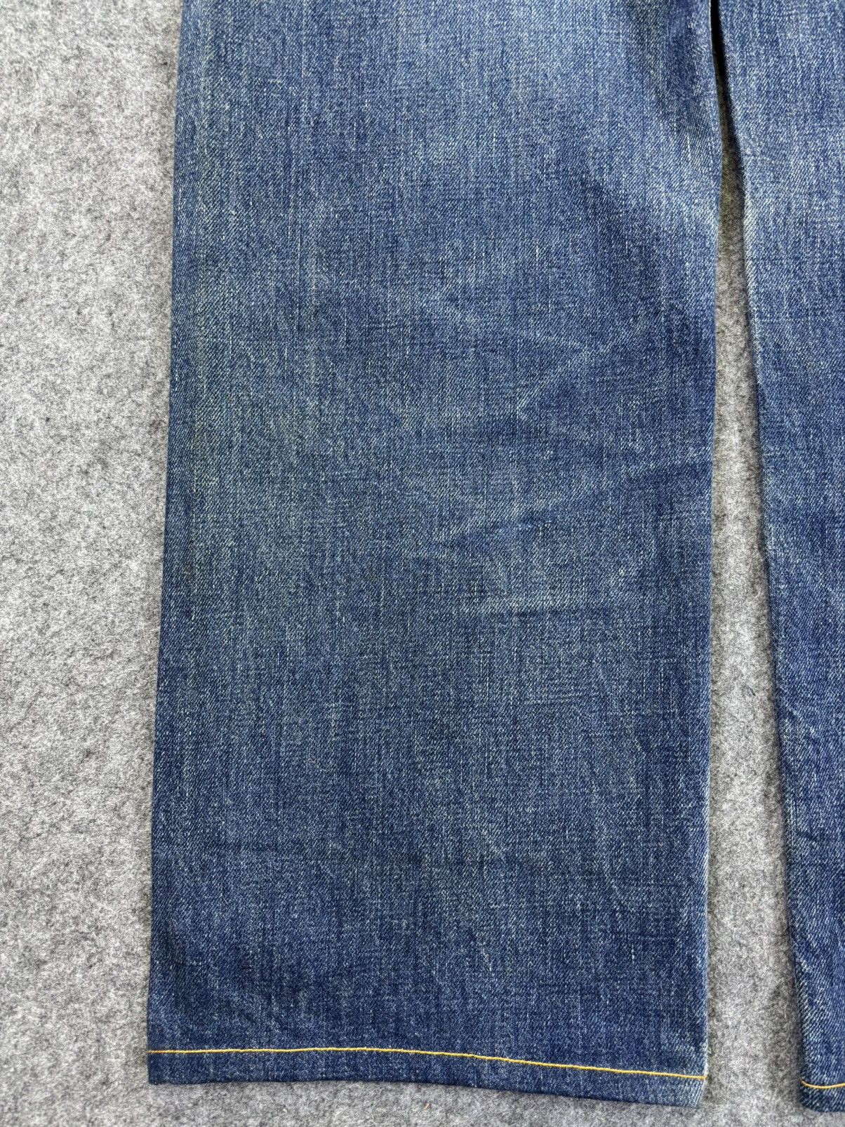 Edwin 💥Wide Selvedge💥Vtg Edwin 505 Wide Blue Wash Denim F964 Size US 28 / EU 44 - 12 Thumbnail