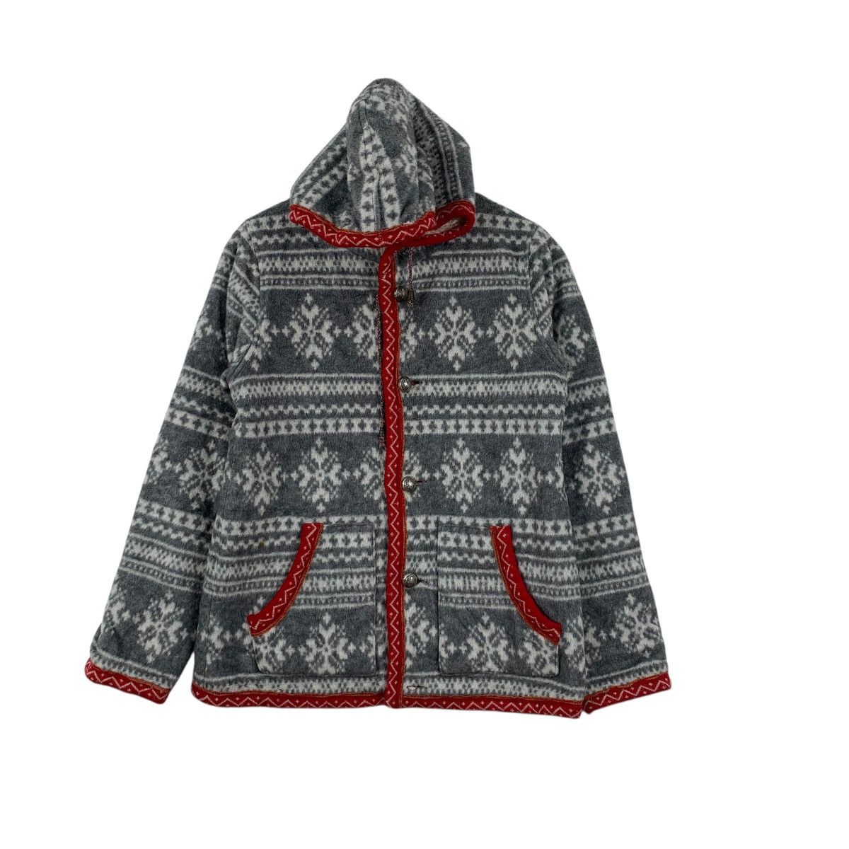 Double Rainbouu Vintage DOUBLE RAINBOW JAPAN Navajo Native Fleece Jacket Size M / US 6-8 / IT 42-44 - 3 Thumbnail