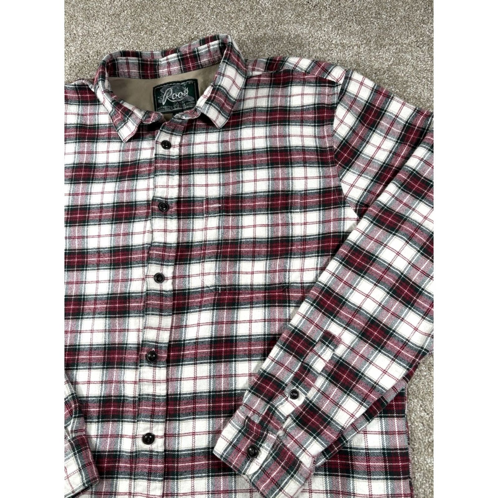 Roots VINTAGE Roots Canada Flannel Shirt? No, Vintage is No Size US XXL / EU 58 / 5 - 2 Thumbnail