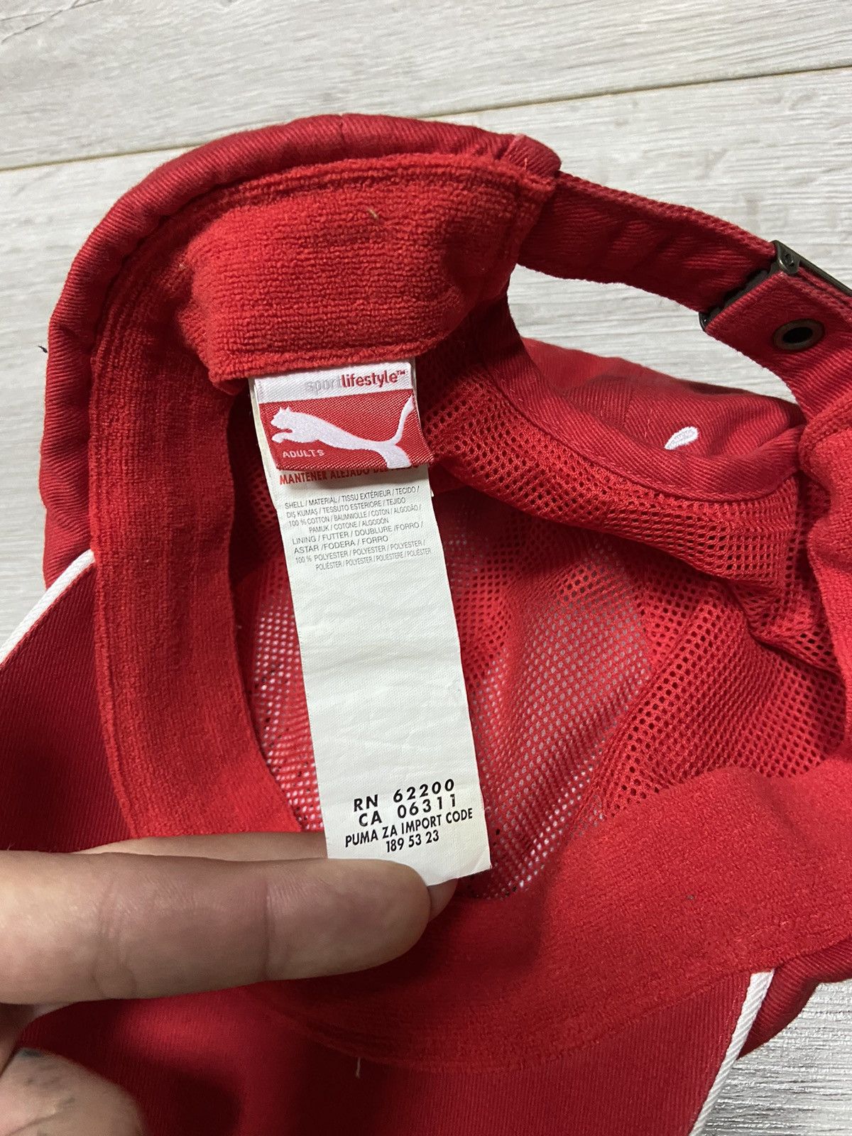 Ferrari × Puma Santander Farrari cap big spell out logo Size ONE SIZE - 6 Thumbnail