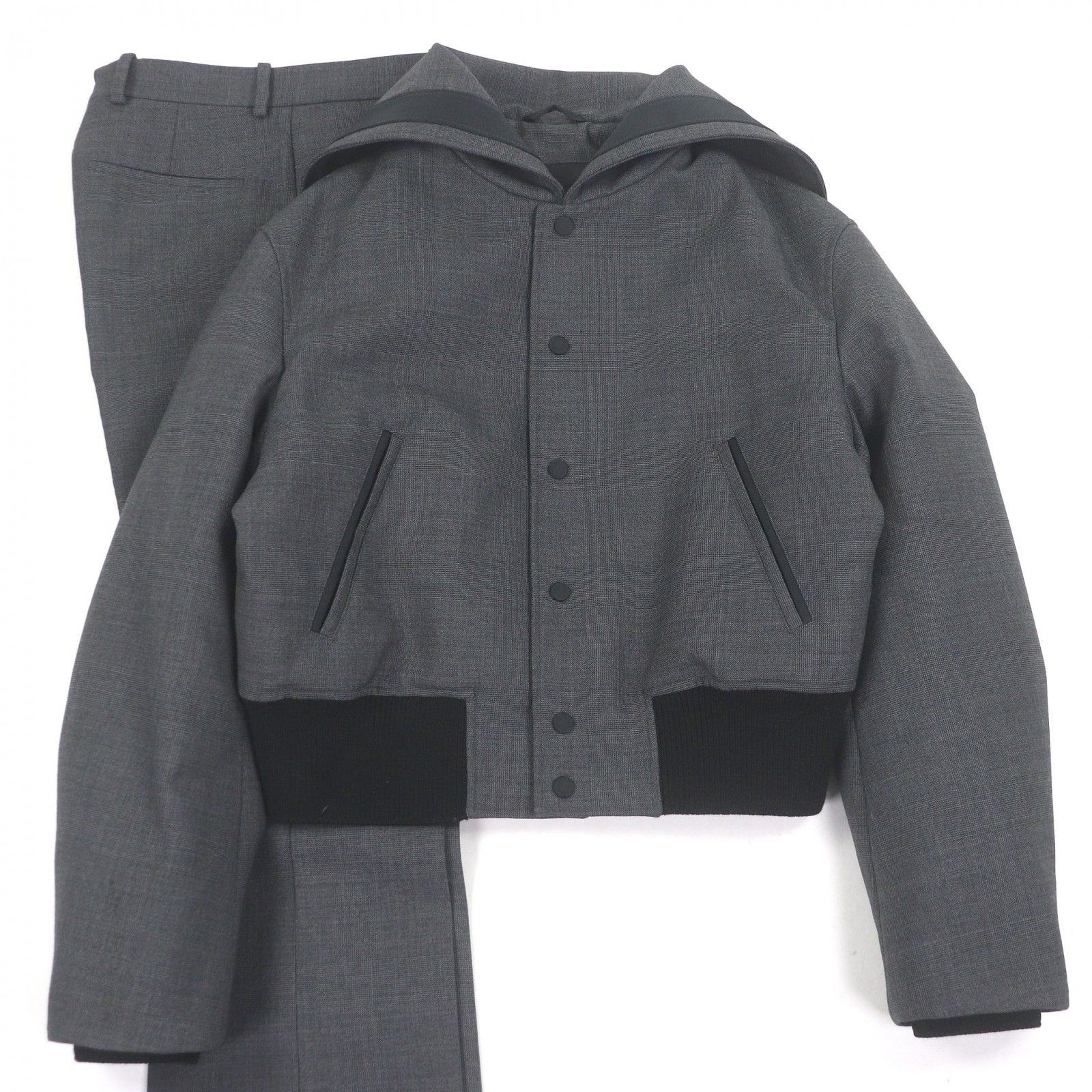 Salvatore Ferragamo Salvatore Ferragamo Salvatore Ferragamo Check Virgin Wool Blend Set Textile Suits DUTY FREE for USA Size ONE SIZE - 1 Thumbnail