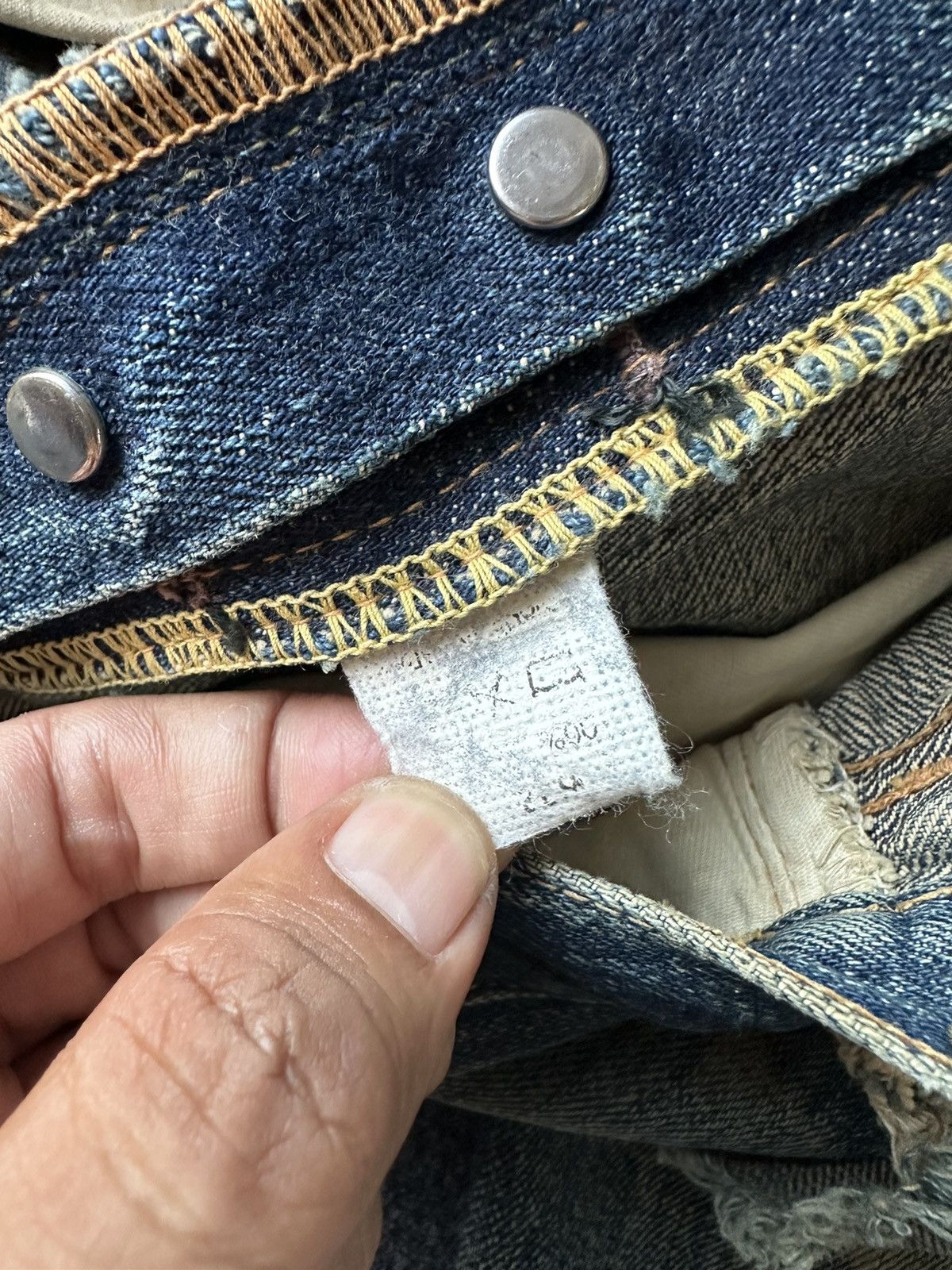 Vintage Smith’s Worn Distressed Rare Denim D141