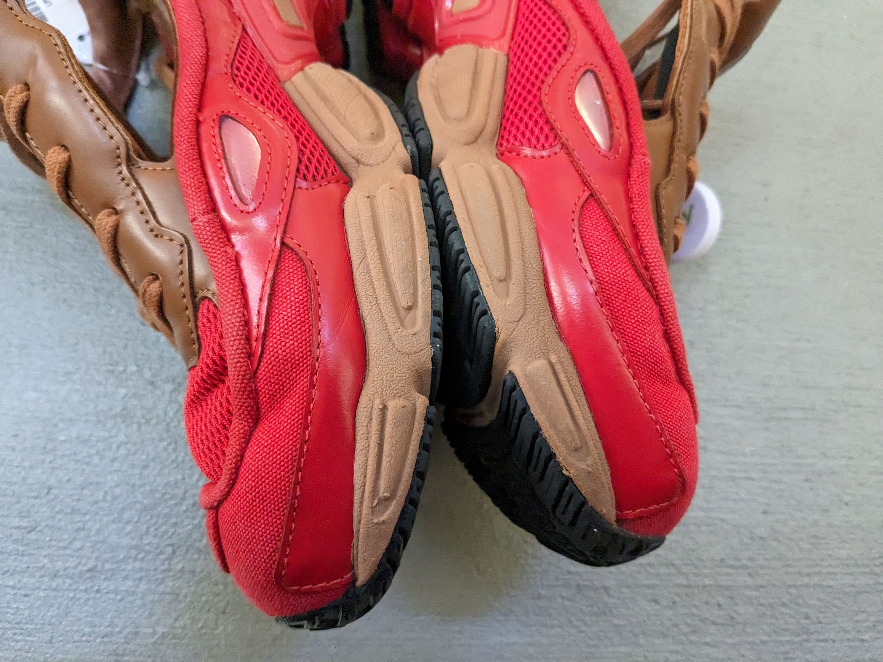 Adidas × Raf Simons Adidas Raf Simons Ozweego Replicant 8.5 B22513 Red Gold Size US 8.5 / EU 41-42 - 11 Thumbnail