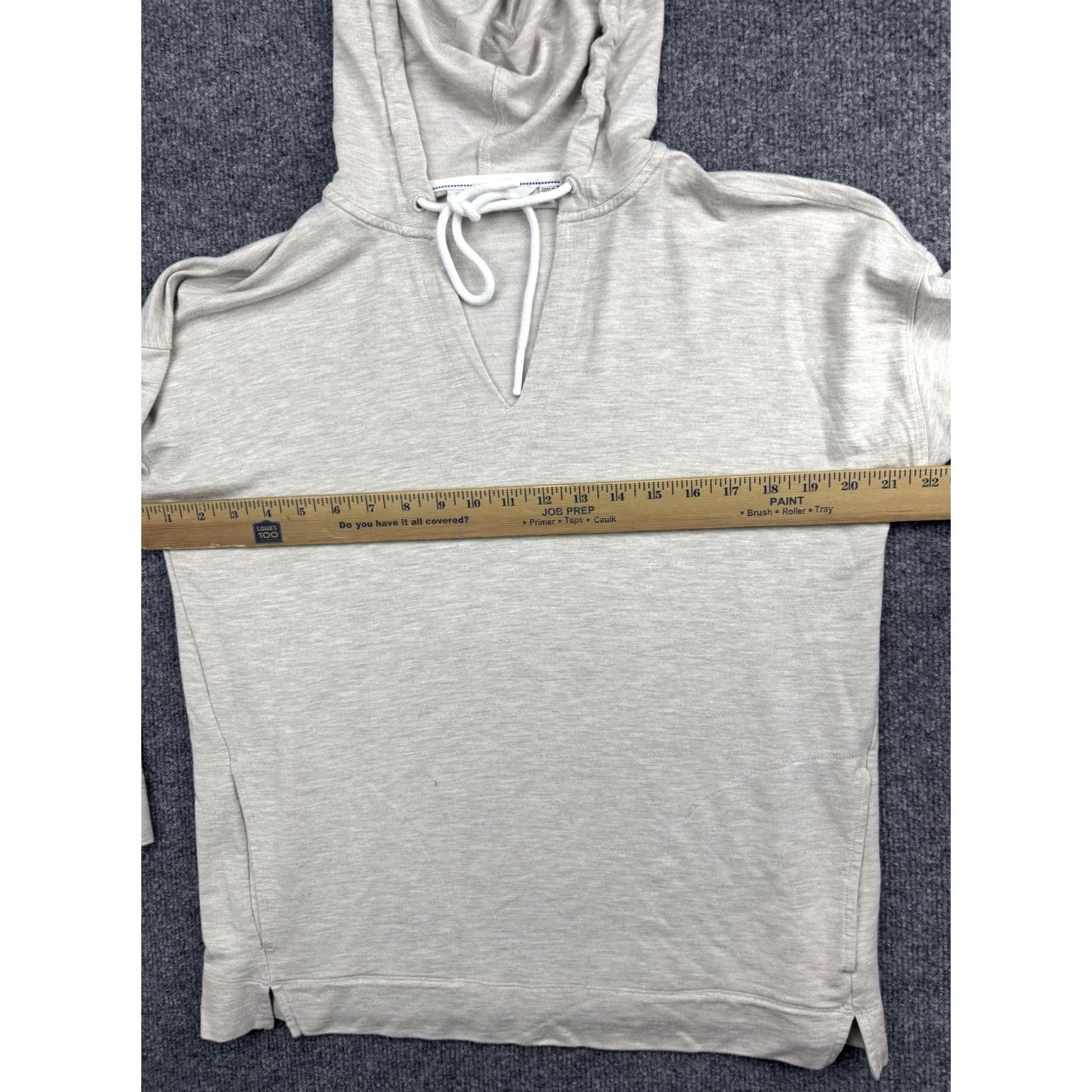 Vineyard Vines Vineyard Vines Hoodie Mens M Beige Lightweight V-Neck Pullover Stretch Jersey Size US M / EU 48-50 / 2 - 5 Thumbnail