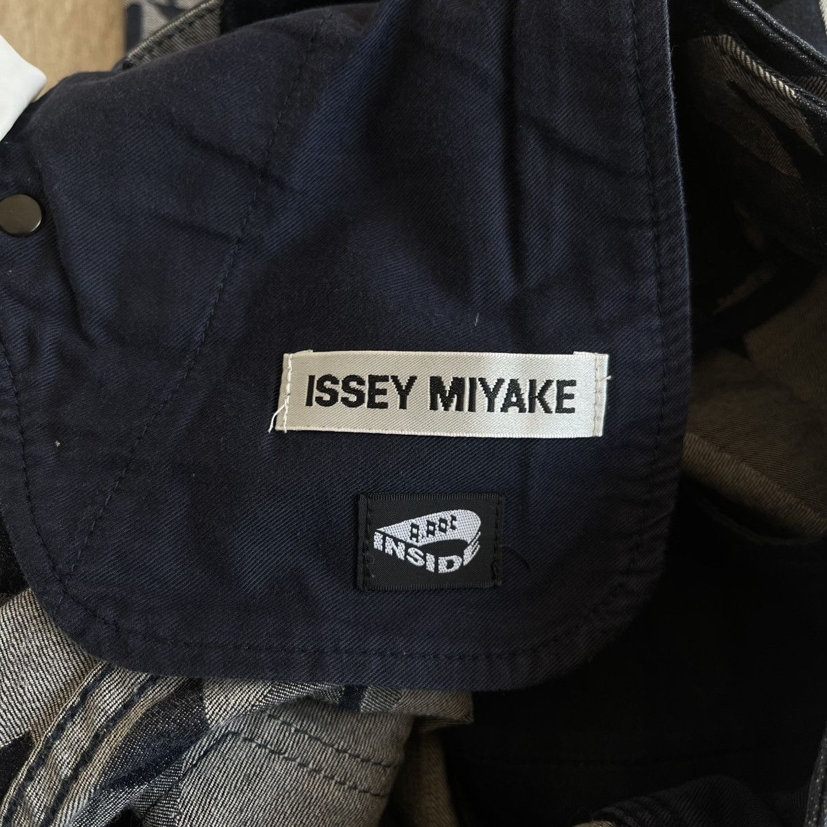 Issey Miyake A-POC Inside Geometric Prism Pattern Denim Jeans Size US 27 - 5 Thumbnail