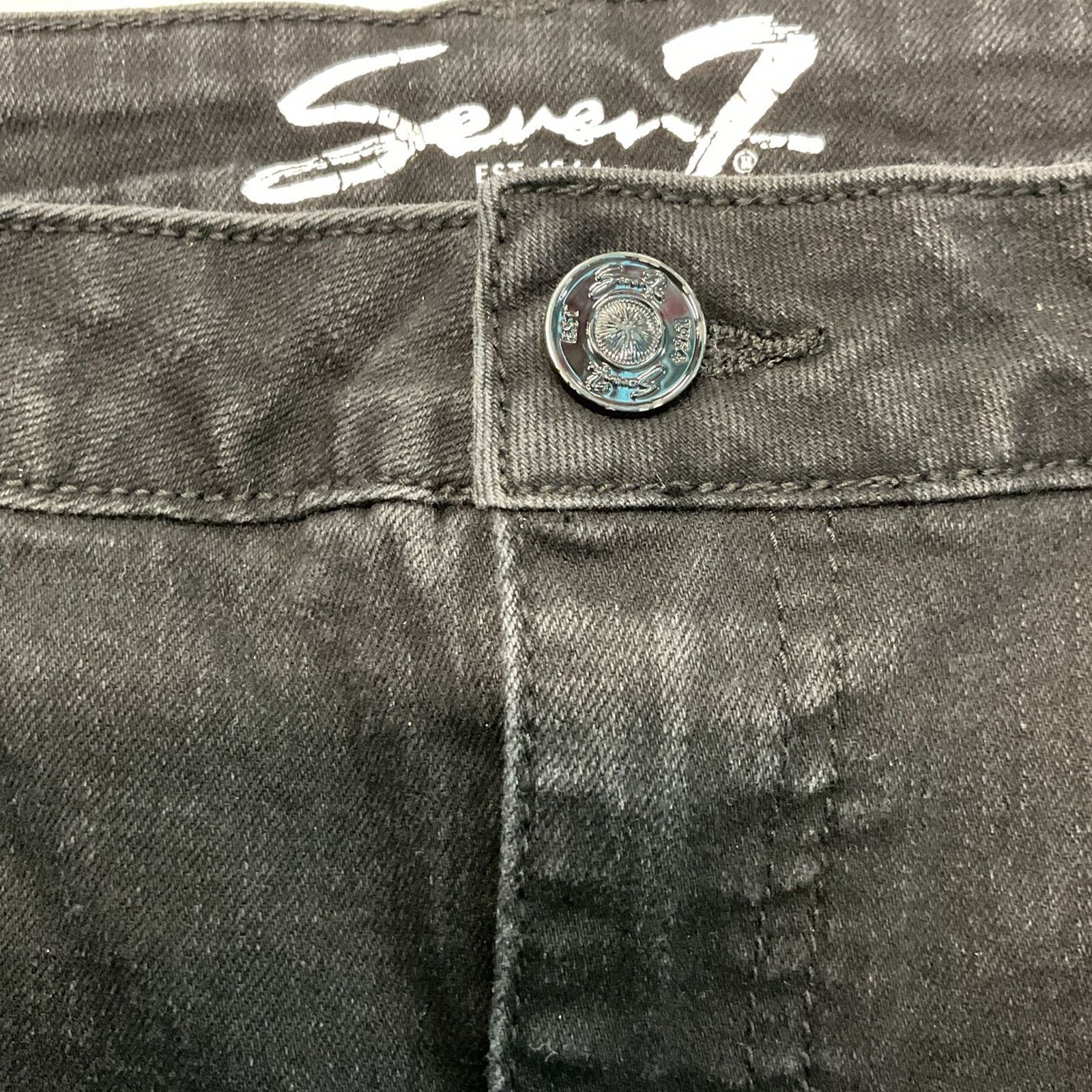 Vintage Seven 7 Black Shorts Size 36" / US 14 / IT 50 - 6 Thumbnail
