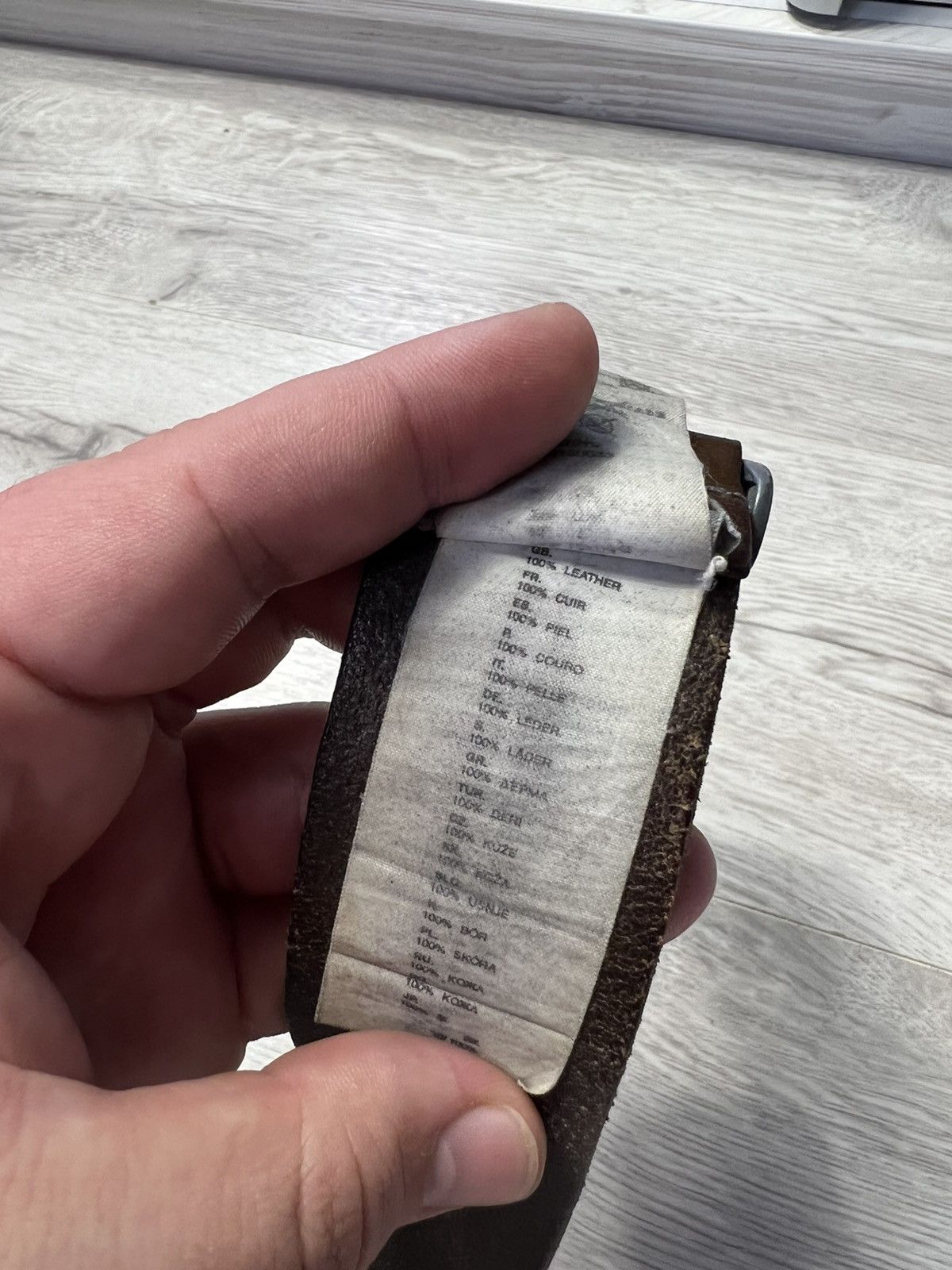 G-Star Vintage G-Star RAW Leather Brown Belt Size ONE SIZE - 12 Thumbnail