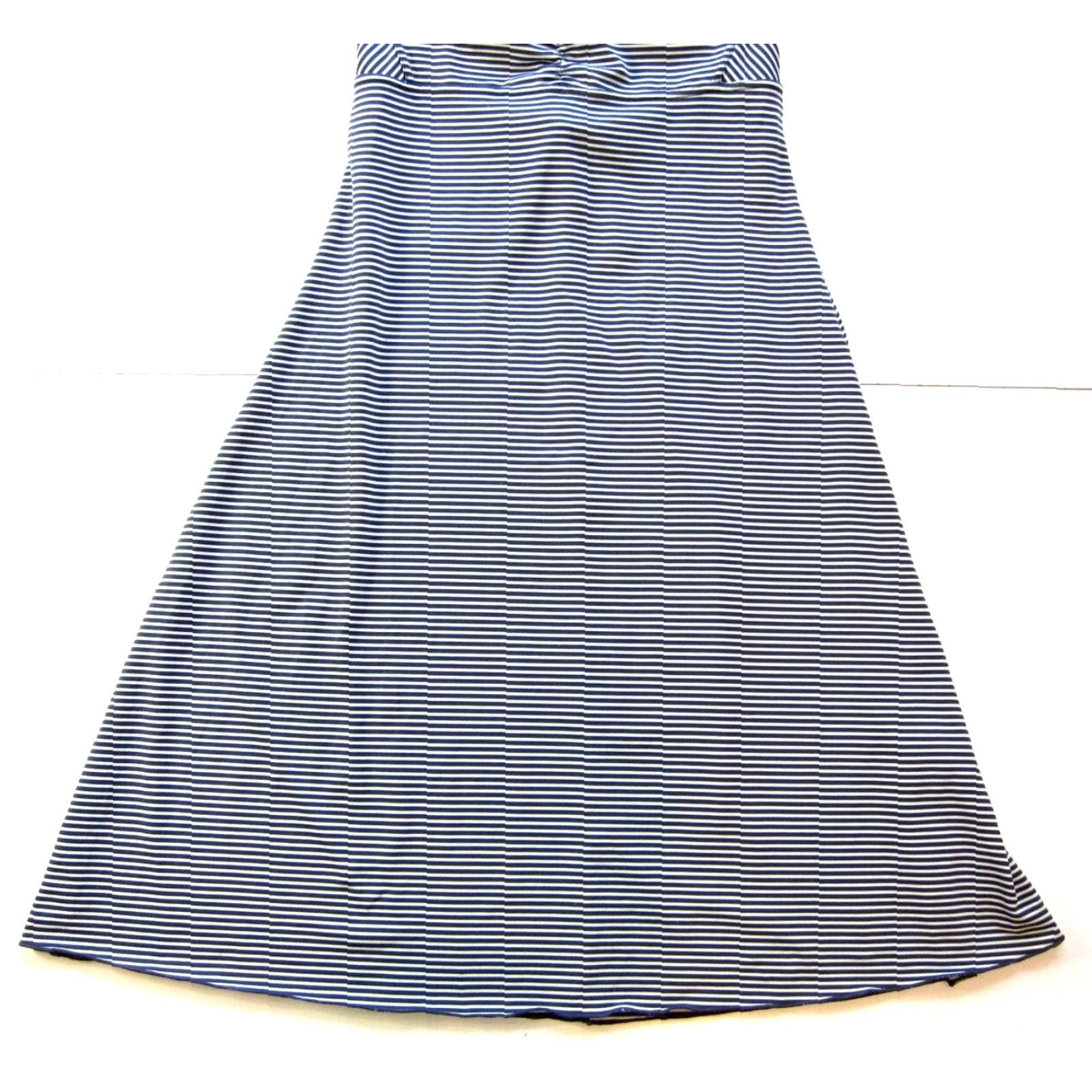 Prana VINTAGE PrAna Grey White Stripe Stretch Built In Bra Active Tank Slip Dress Small Size S / US 4 / IT 40 - 6 Thumbnail