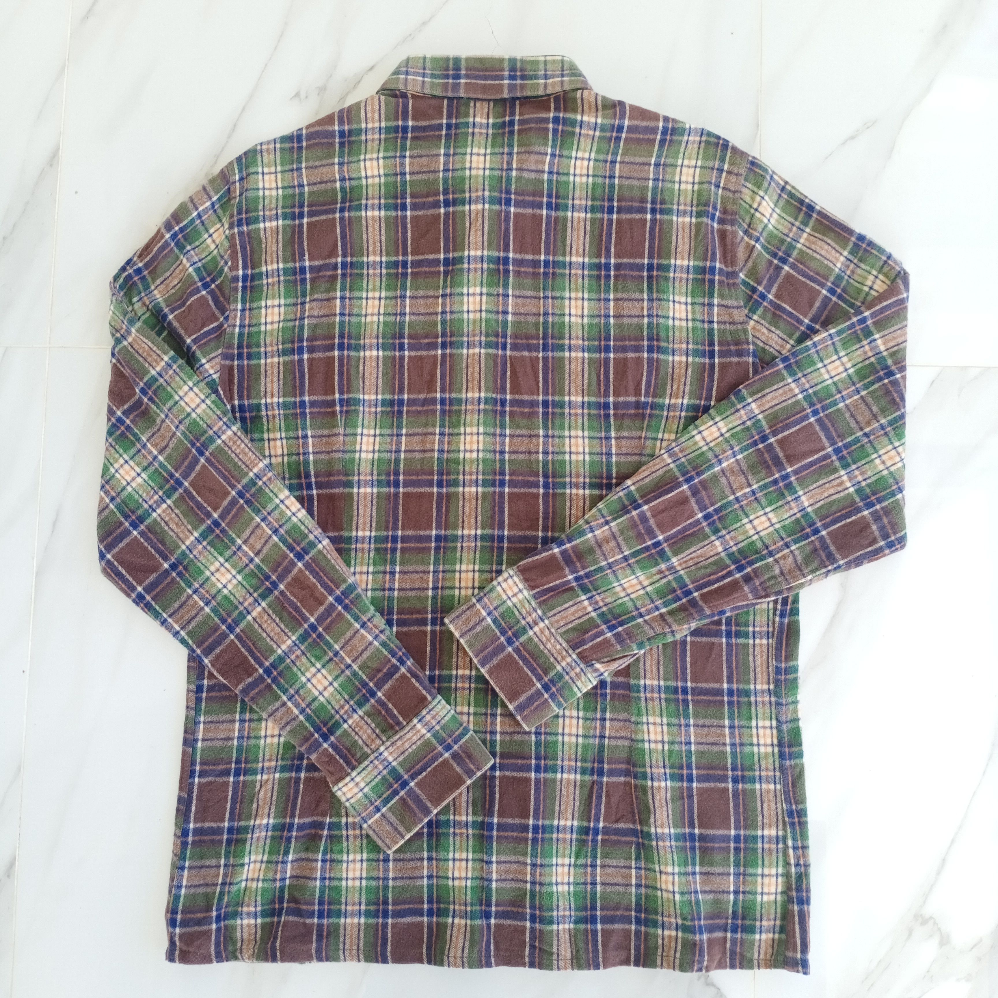 Raf Simons × Sterling Ruby Raf Simons X Sterling Ruby Check Flannel Green Brown Size US M / EU 48-50 / 2 - 12 Thumbnail
