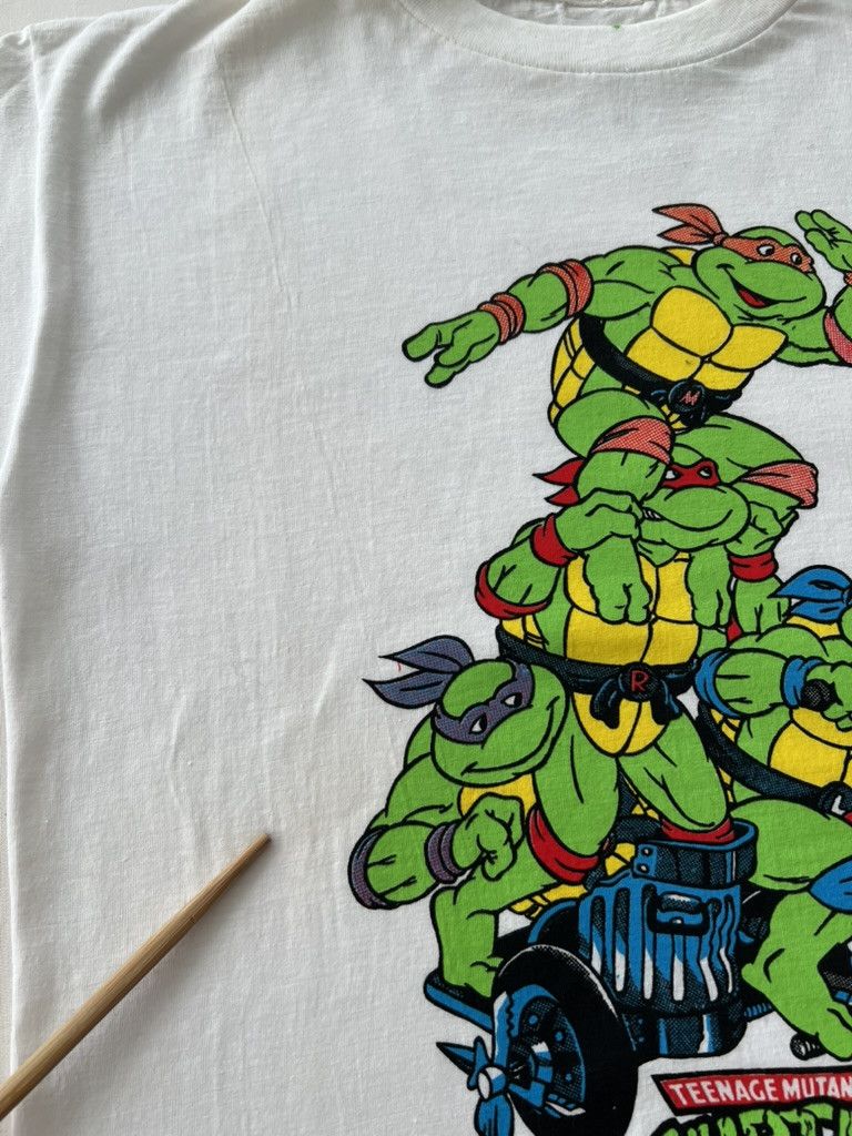 Cartoon Network Vintage 1992 Teenage Mutant Ninja Turtles Hero Cartoon Tee Size US S / EU 44-46 / 1 - 7 Thumbnail