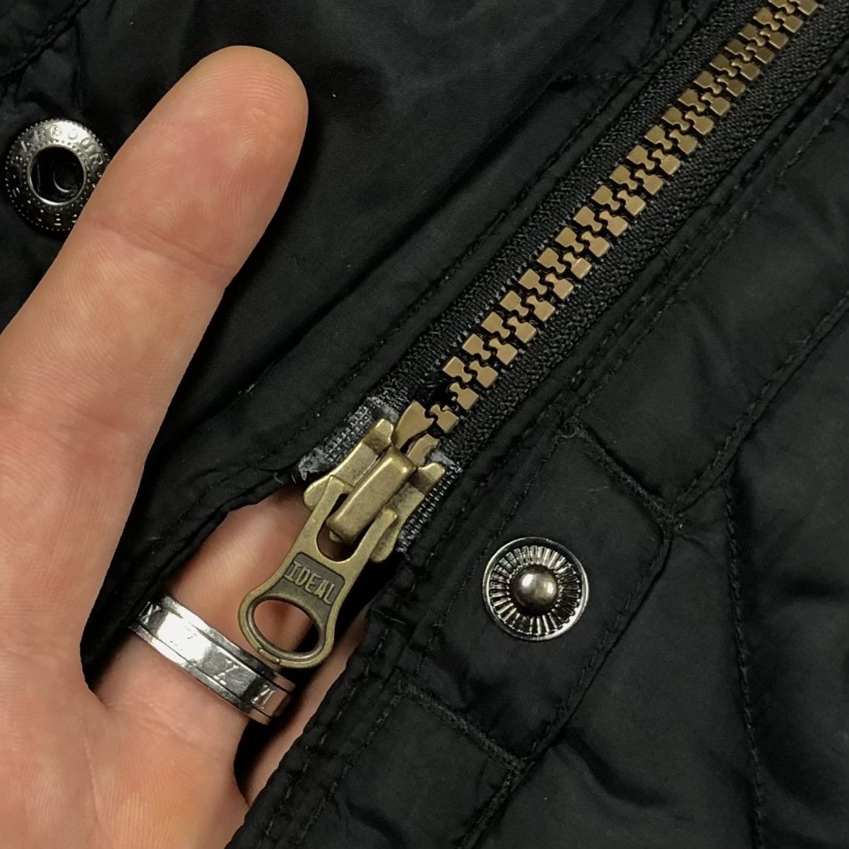 Barbour Vintage Barbour Bowfell Natural Down Quilted Parka hunter Size M / US 6-8 / IT 42-44 - 8 Thumbnail