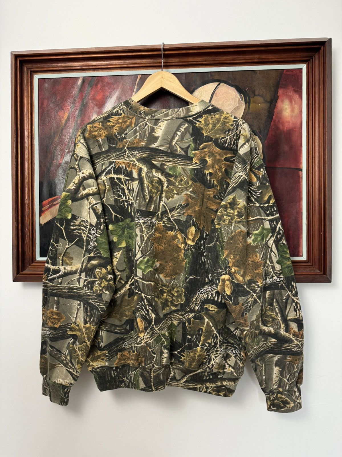 Vintage Vintage Real Tree Camo Crewneck Sweatshirt Workwear Size US M / EU 48-50 / 2 - 2 Thumbnail