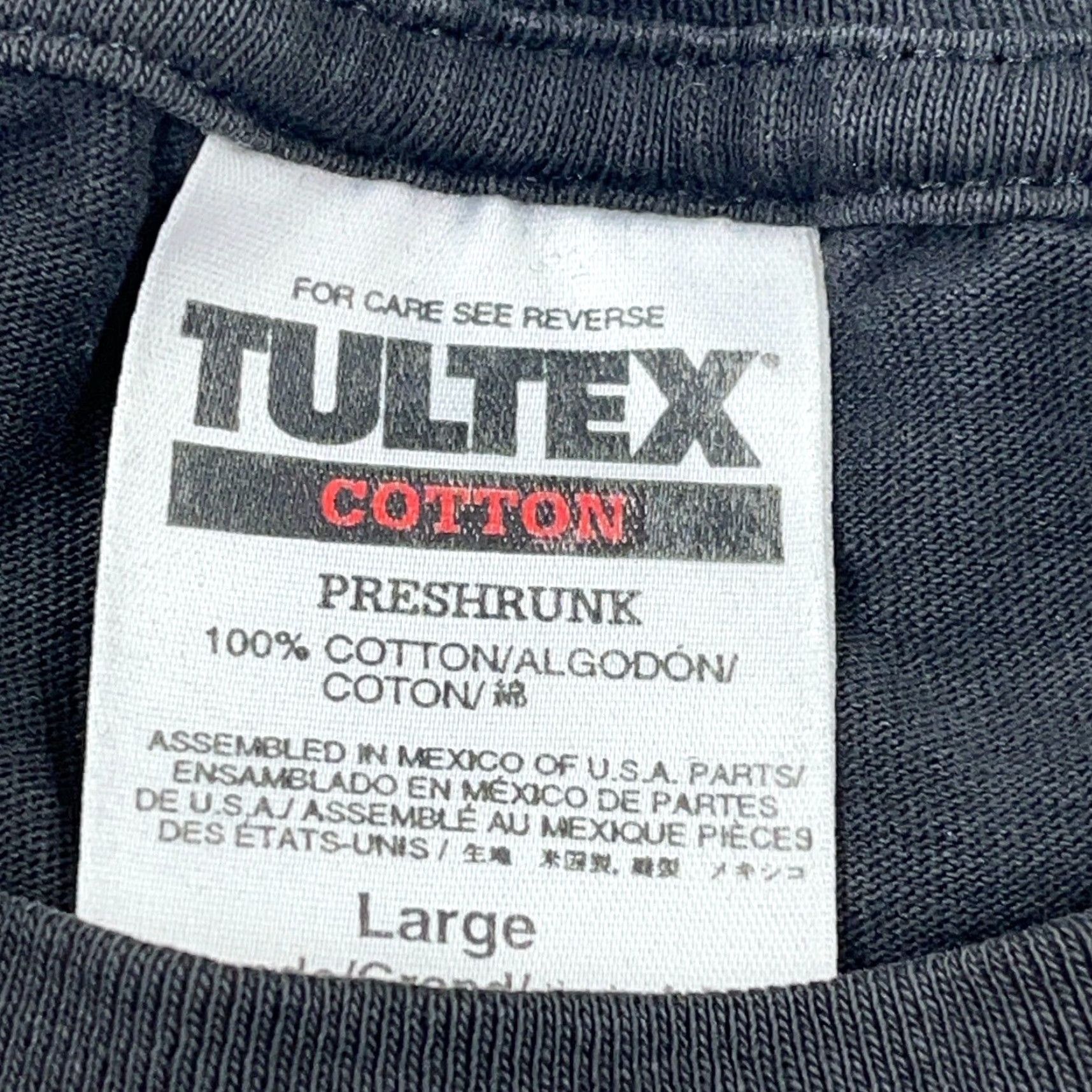 Tultex VINTAGE Tultex Shirt Men L Black Band Tee Country Music 90s Y2k Graphic Print Rockabilly Retro Band Mens Clothing Size US L / EU 52-54 / 3 - 3 Thumbnail