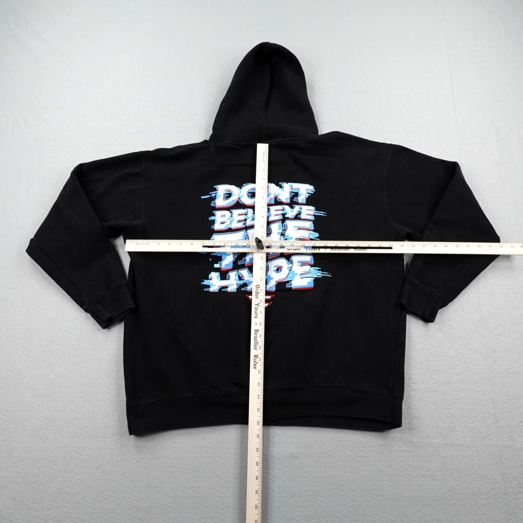 Vintage FaZe Clan Hoodie Mens 2XL Black Dont Believe The Hype Pullover Sweatshirt Gamer Size US XXL / EU 58 / 5 - 3 Thumbnail