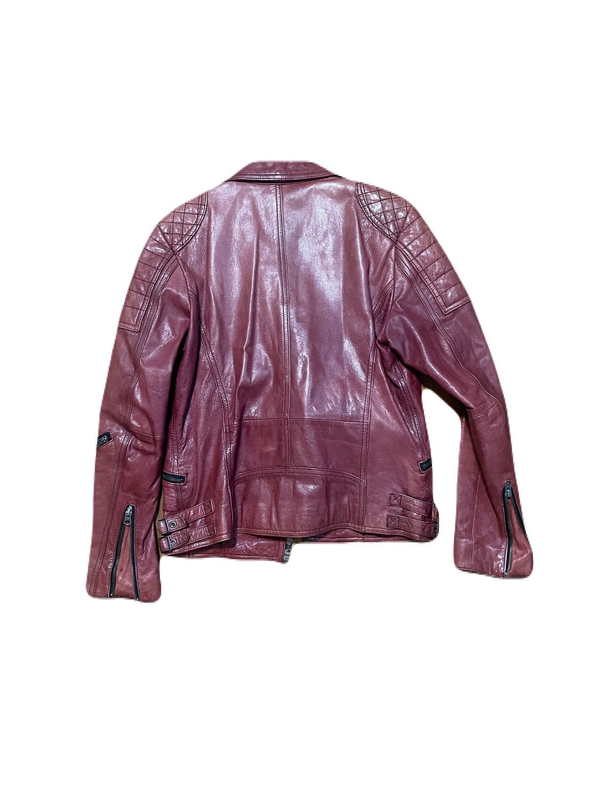 Japanese Brand × Schlussel Edge Rupert Japan Burgundy Red Leather 